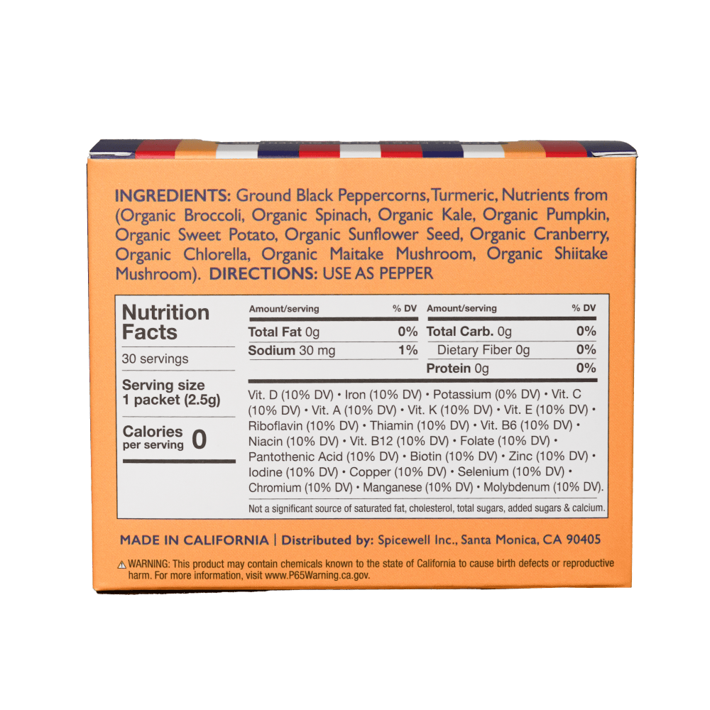 New Pepper 30 On-the-Go Individual Servings - My American Goods