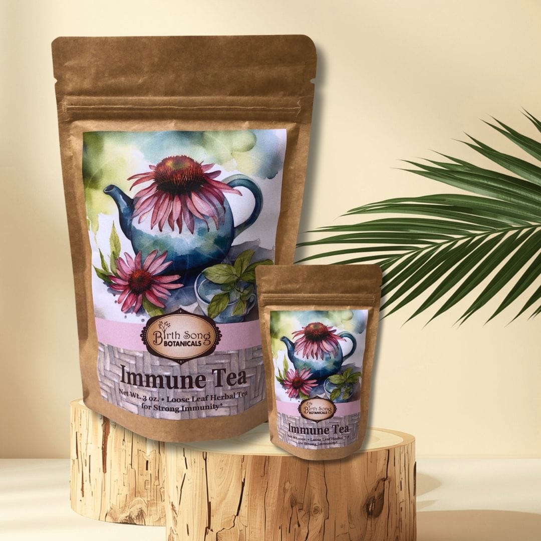 Birth Song Botanicals Co. Tea Herbal Tea Blend – Elderberry & Equinacea
