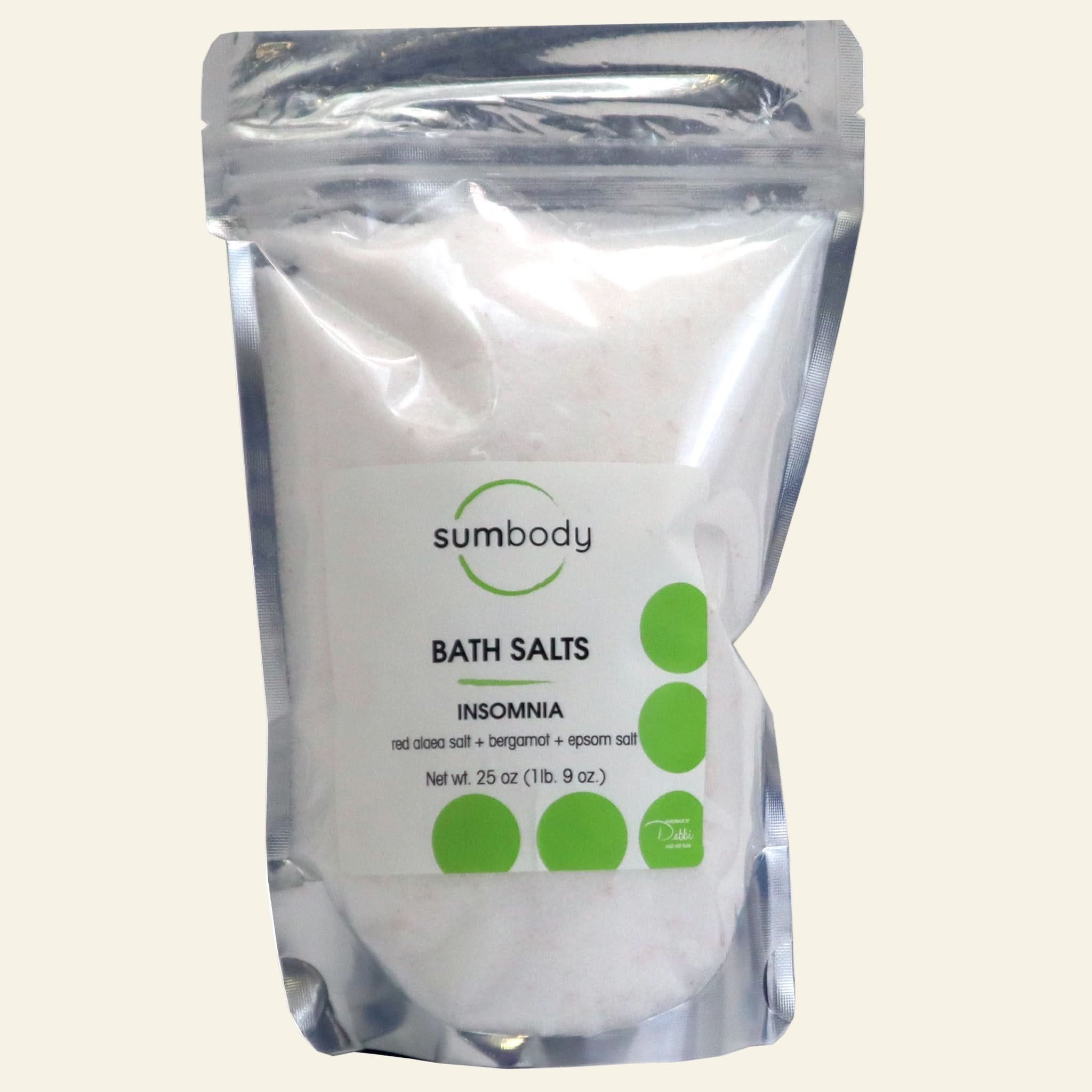 Sumbody Skincare Get Sum Sleep/Insomnia 25oz Aromatherapy Bath Salts 25 oz