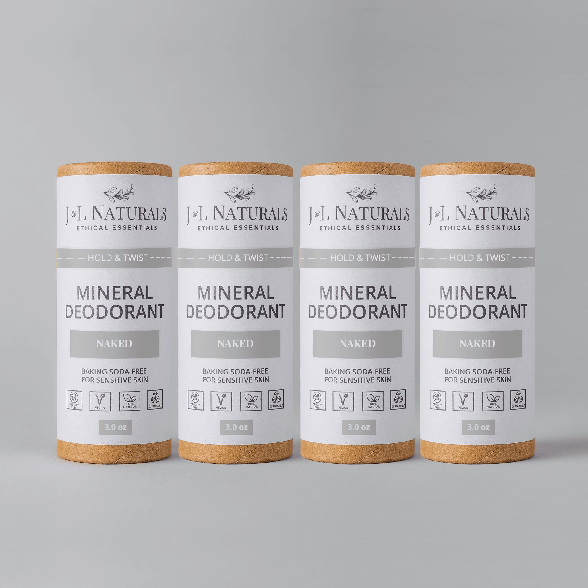 Mineral (Baking Soda-Free) Deodorant Bundle (4-Pack) - My American Goods