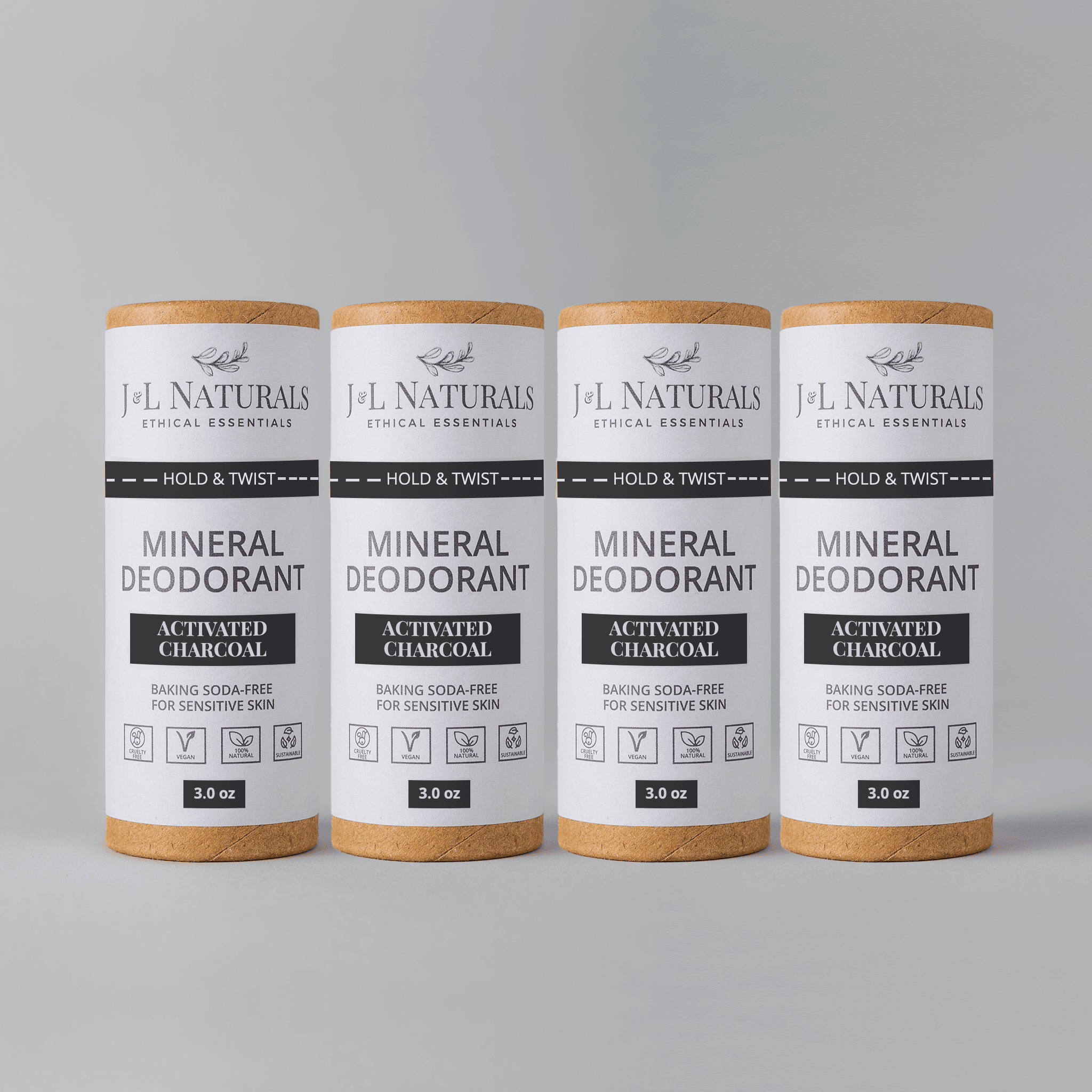 Mineral (Baking Soda-Free) Deodorant Bundle (4-Pack) - My American Goods