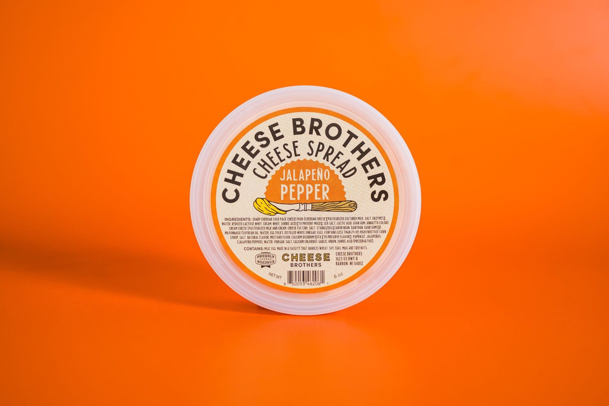 Cheese Brothers, Inc. Cheese Spreads Jalapeño Pepper Cheese Spread