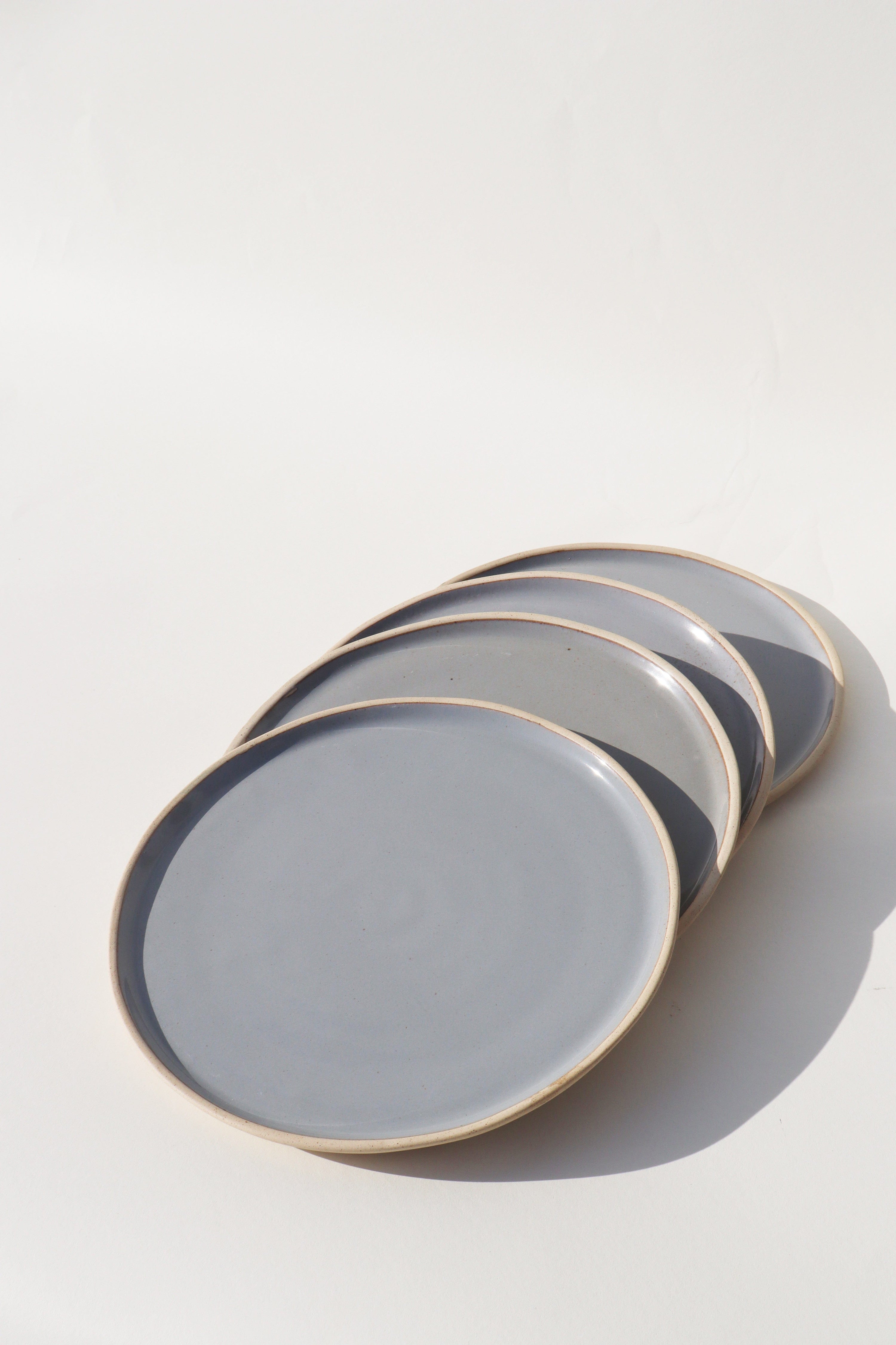 Glazed Garage Ceramics plates River Dinner Plate | Waterfall (Set of 4)