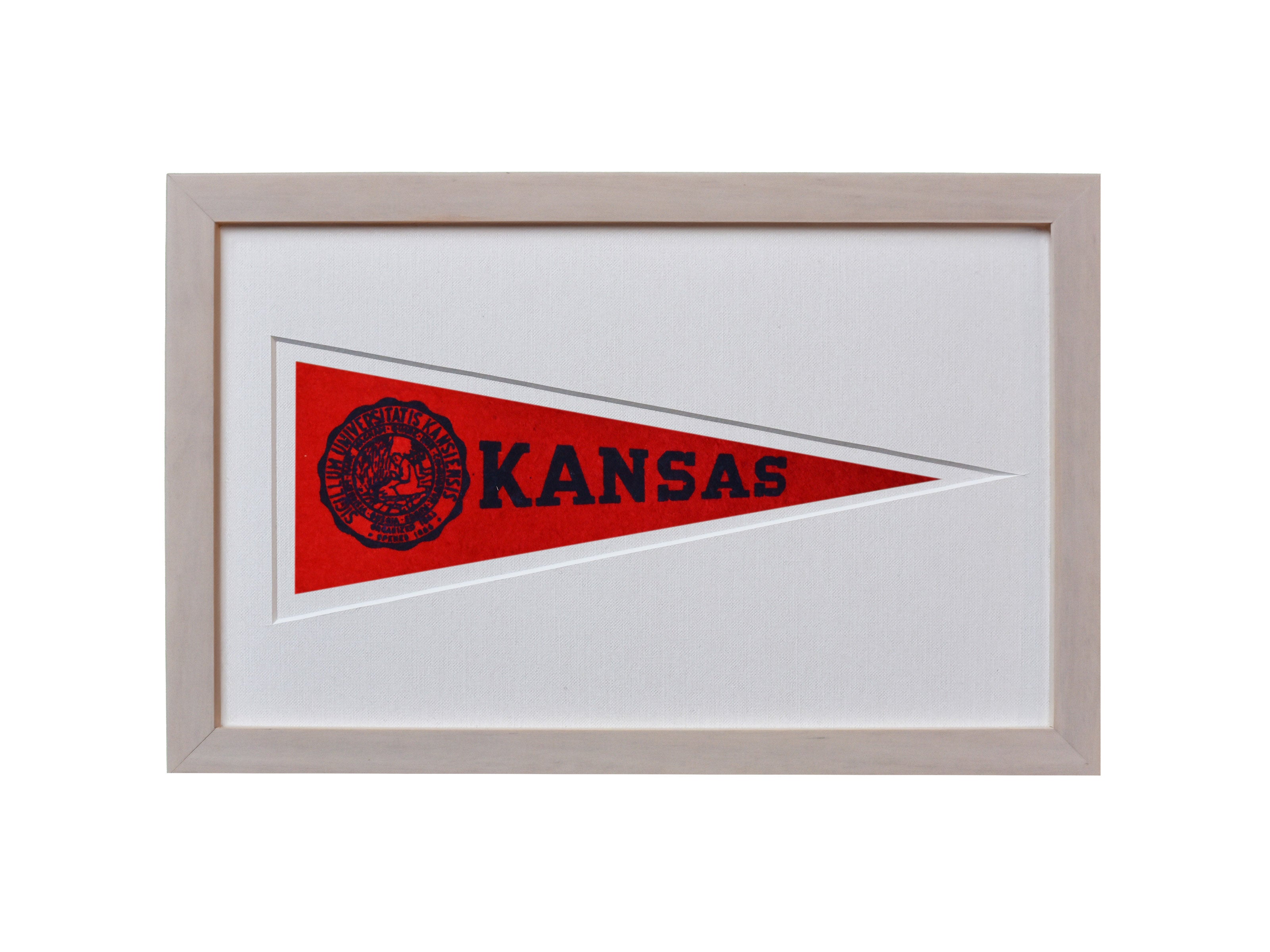 Vintage University of Kansas Hormel Pennant