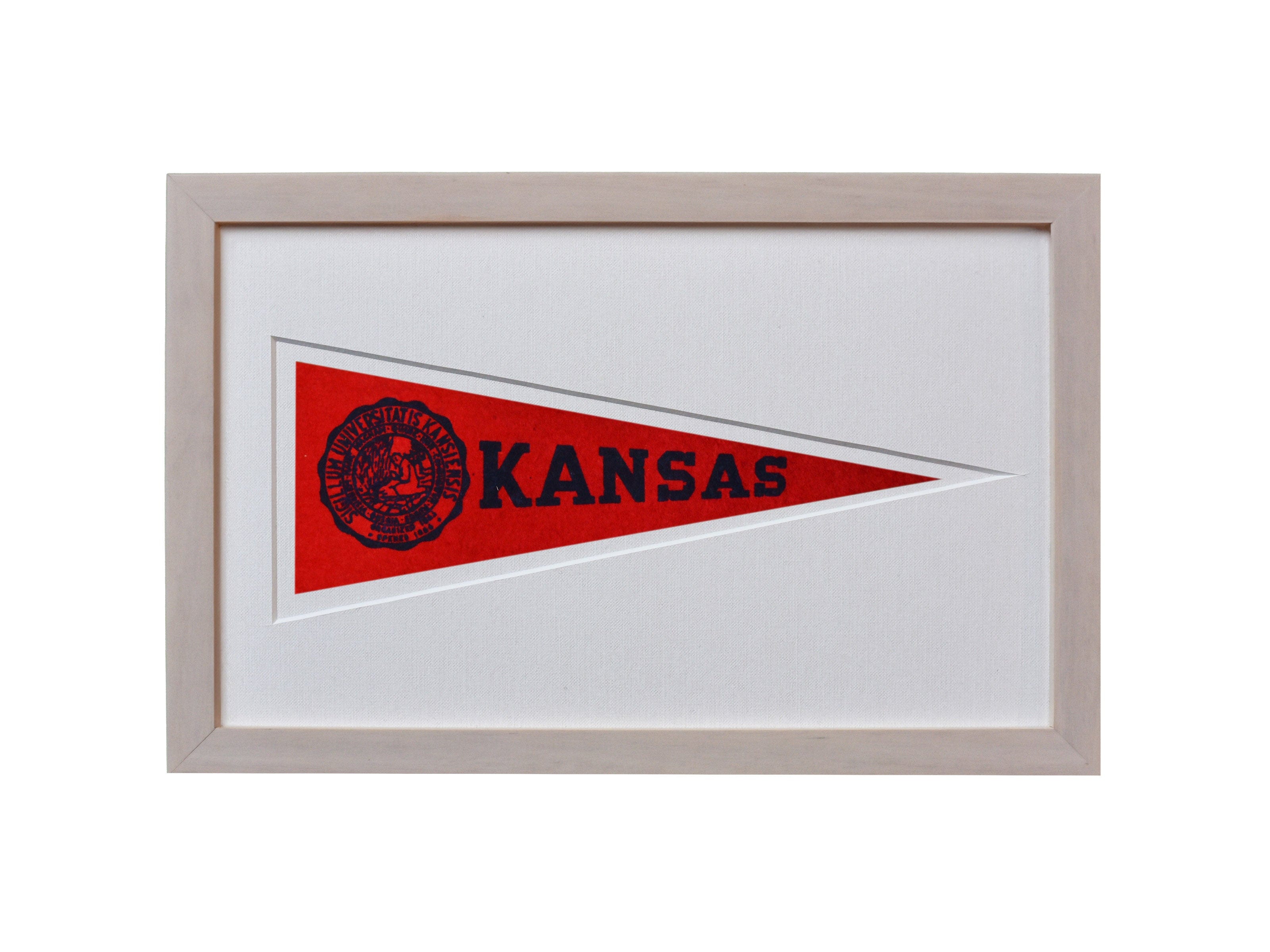 Vintage University of Kansas Hormel Pennant - My American Goods