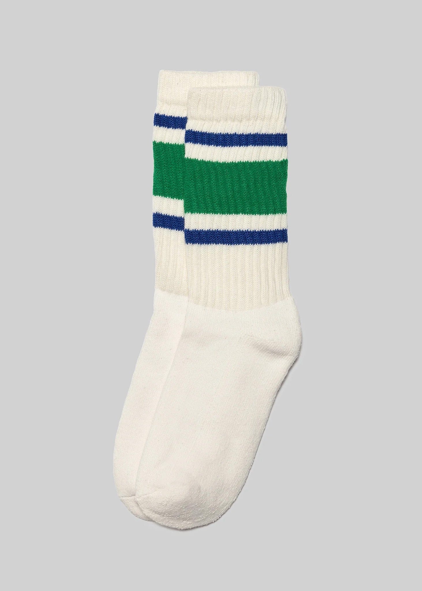 American Trench Socks kelly green/royal / One Size The Retro Stripe