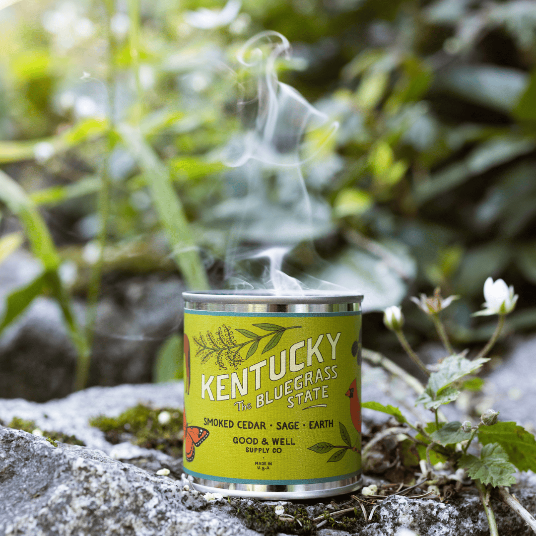 Good & Well Supply Co Candles Half Pint / 8oz / Cotton Wick Kentucky State Candle