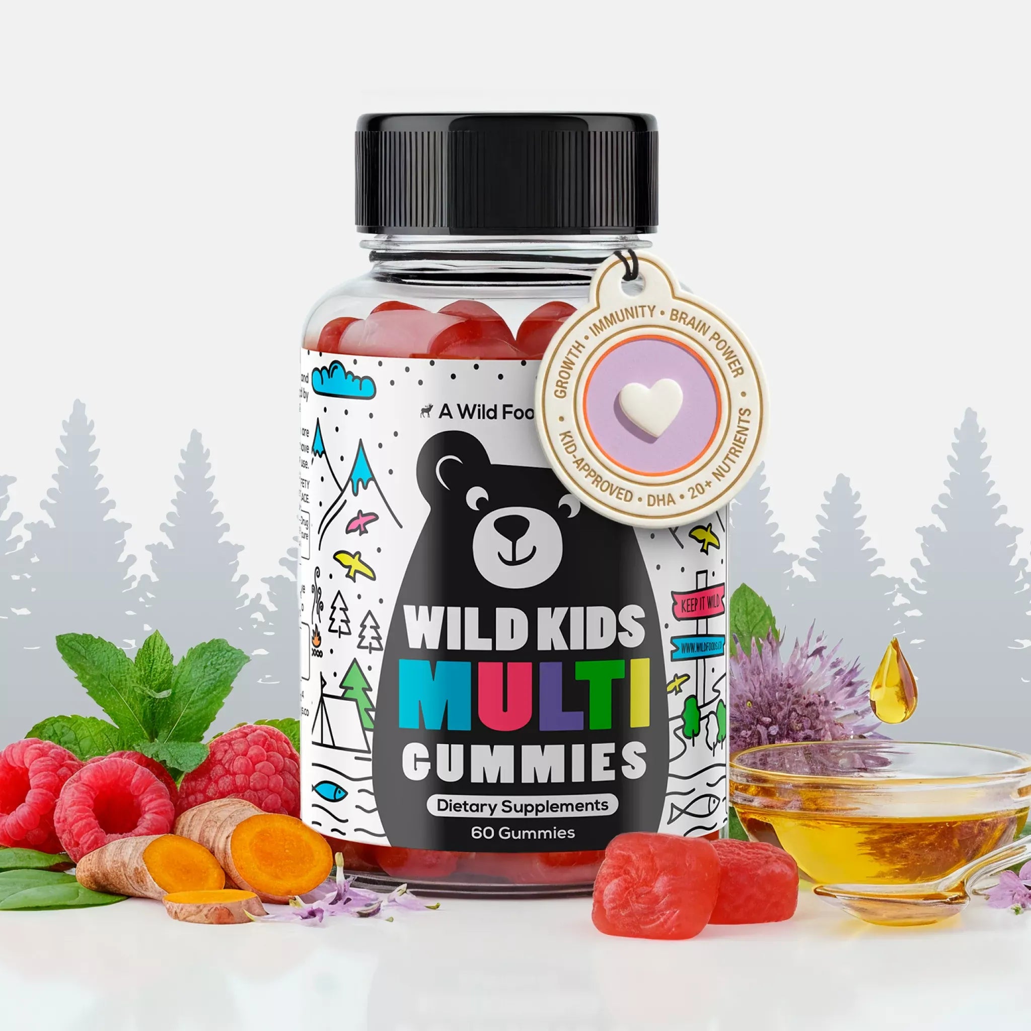 Wild Kids Multivitamin Gummies – Everyday Essentials in a Fruity Bite