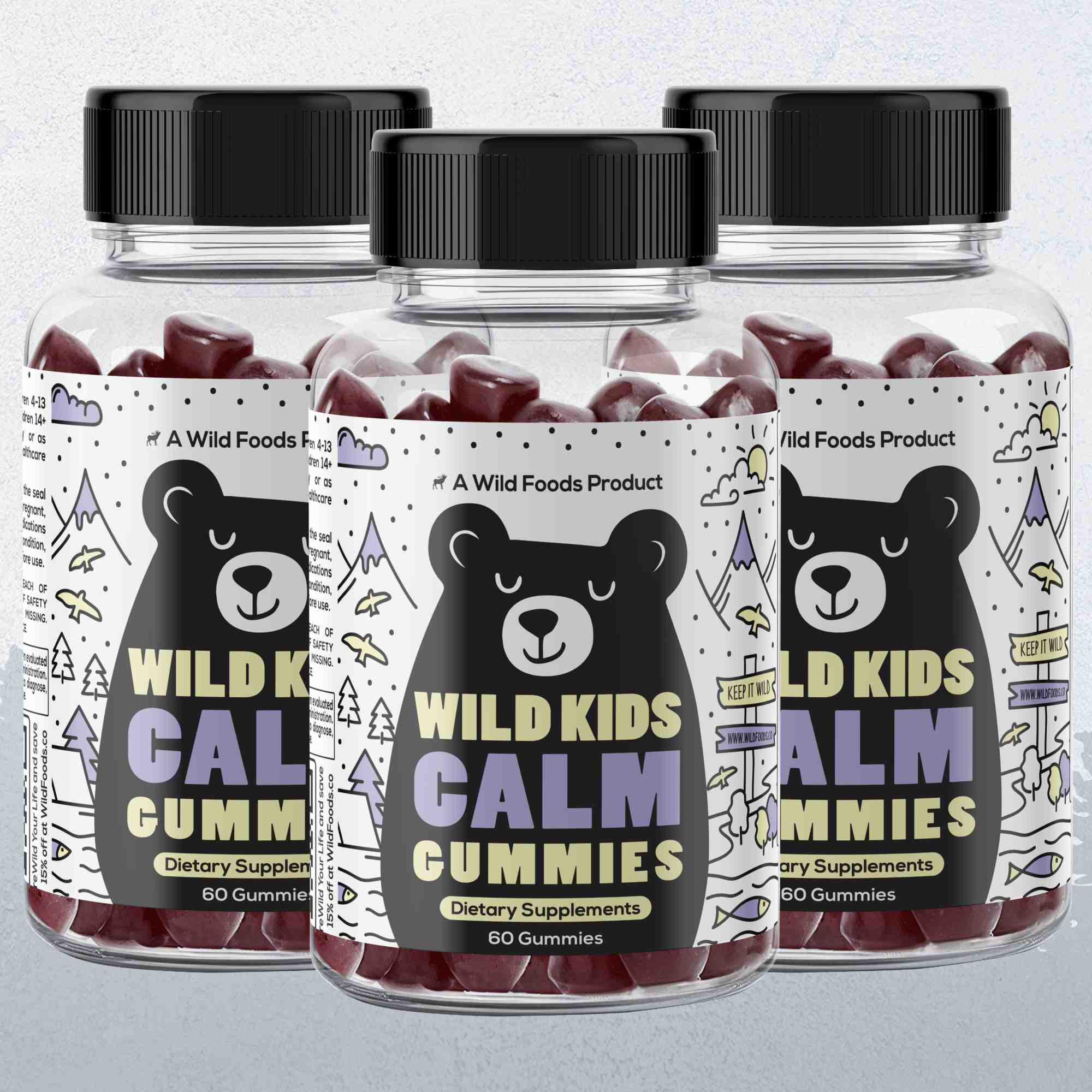 Wild Kids Calm Gummies – Relaxation & Sleep Support - My American Goods