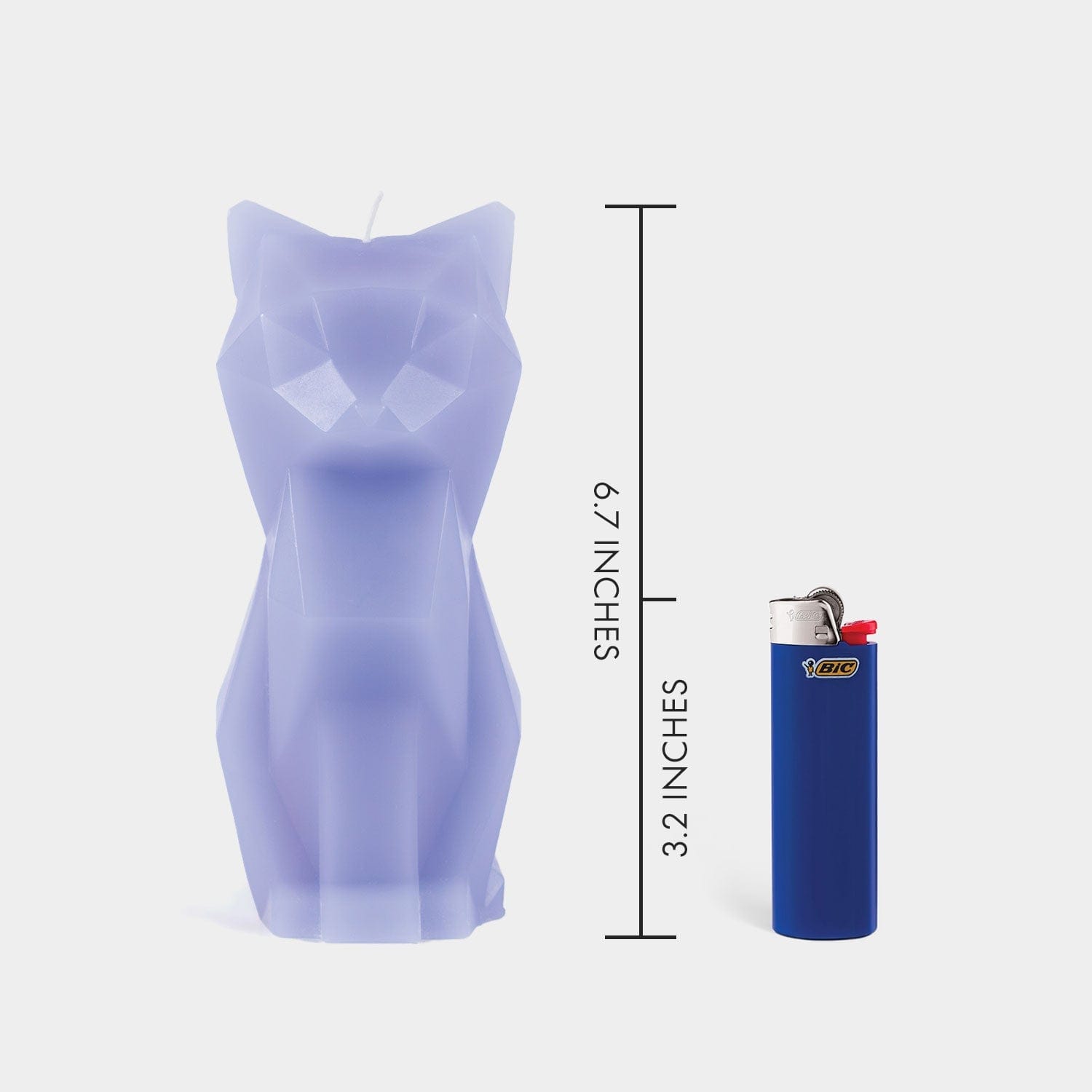 PyroPet Kisa Cat Candle - Lavender - My American Goods
