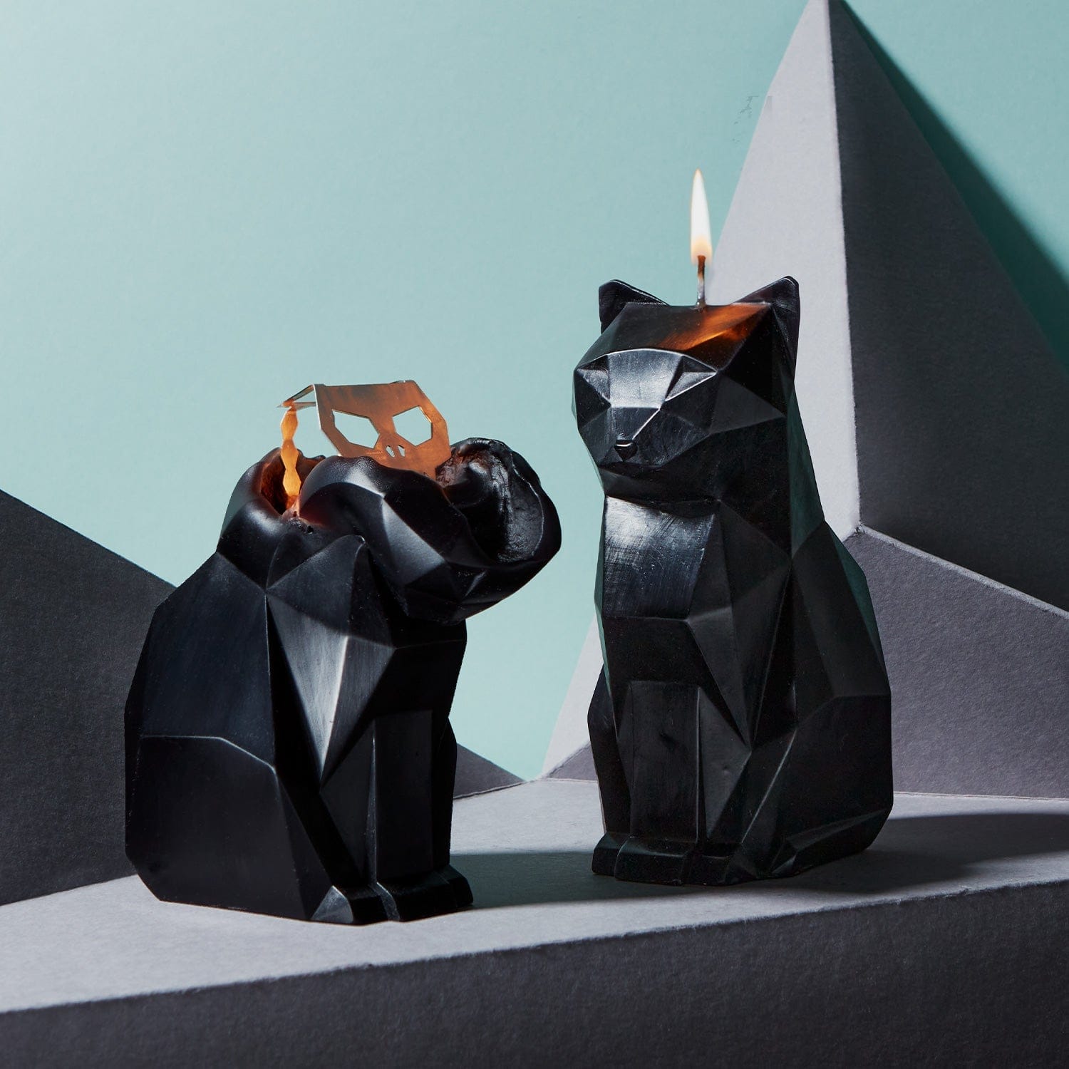 PyroPet Kisa Cat Candle - Black - My American Goods