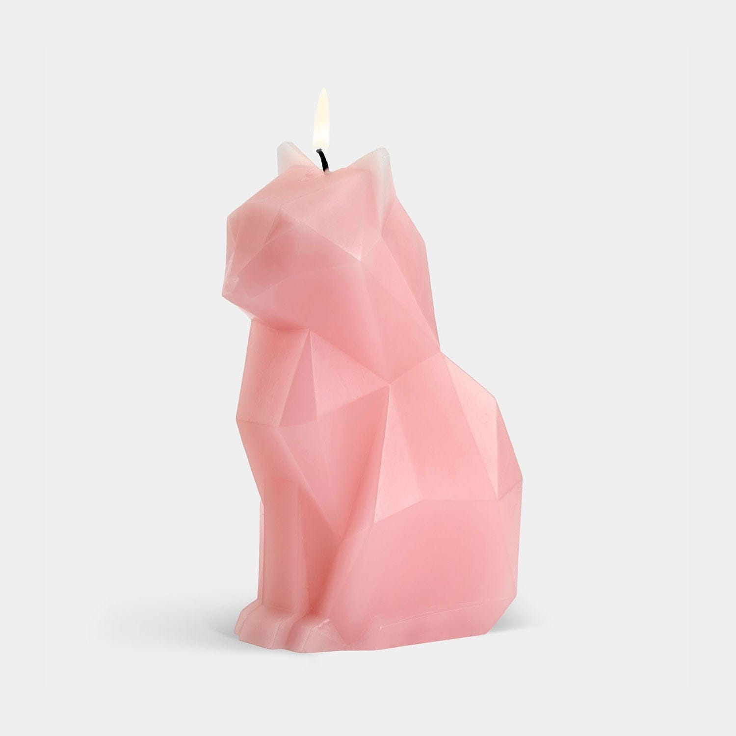 PyroPet Kisa Cat Candle - Light Pink - My American Goods