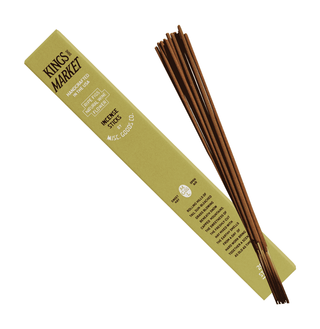 Misc. Goods Co. Sticks / 20pcs "Kings Market" Stick Incense