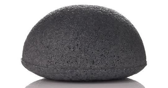 Heliotrope SF Bathroom Accessories Konjaku & Charcoal Exfoliating Sponge - NOW 50% OFF