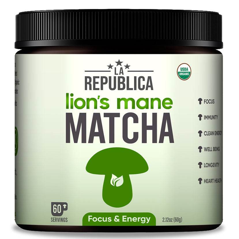 Matcha Green Tea with Lion's Mane - My American Goods