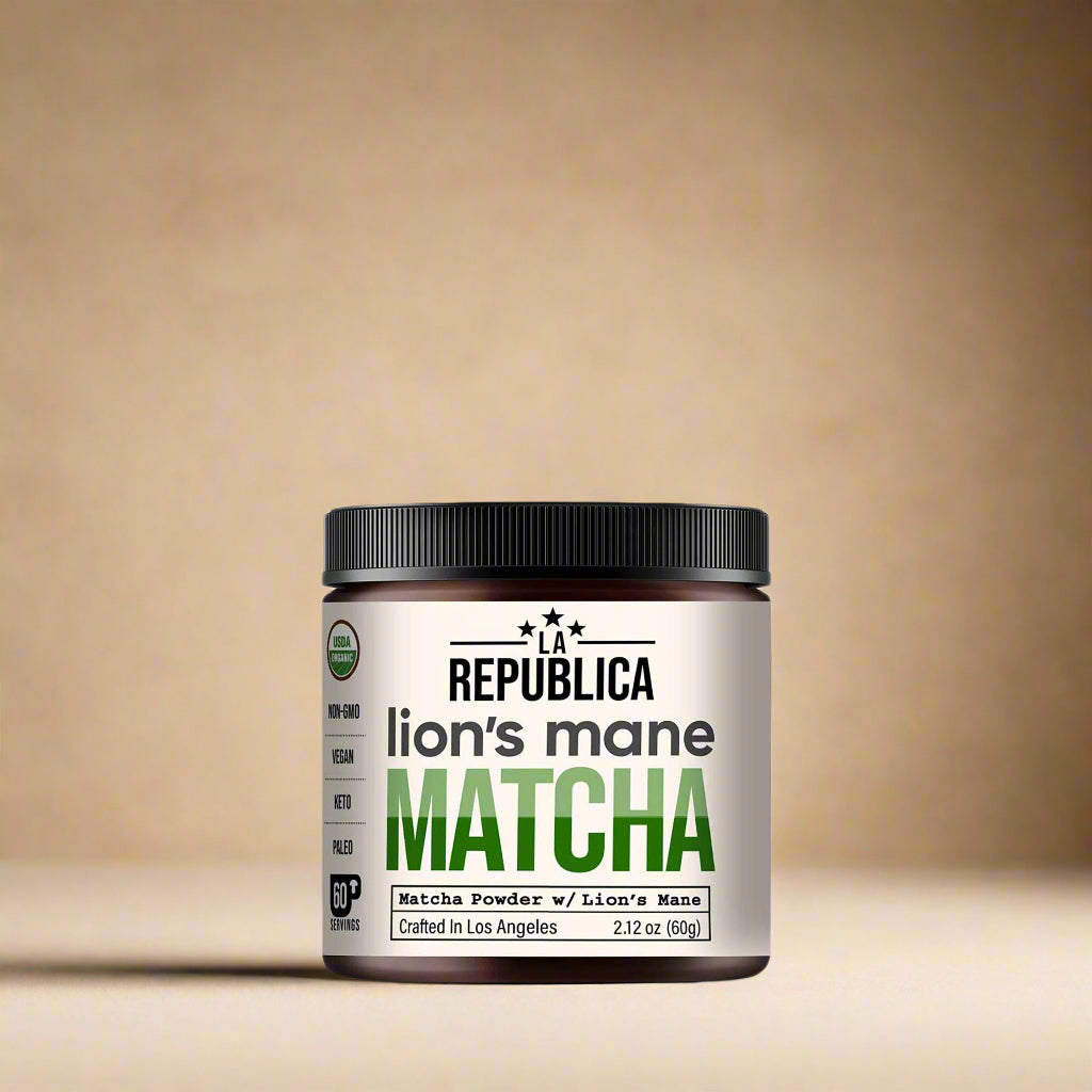 Matcha Green Tea with Lion's Mane - My American Goods