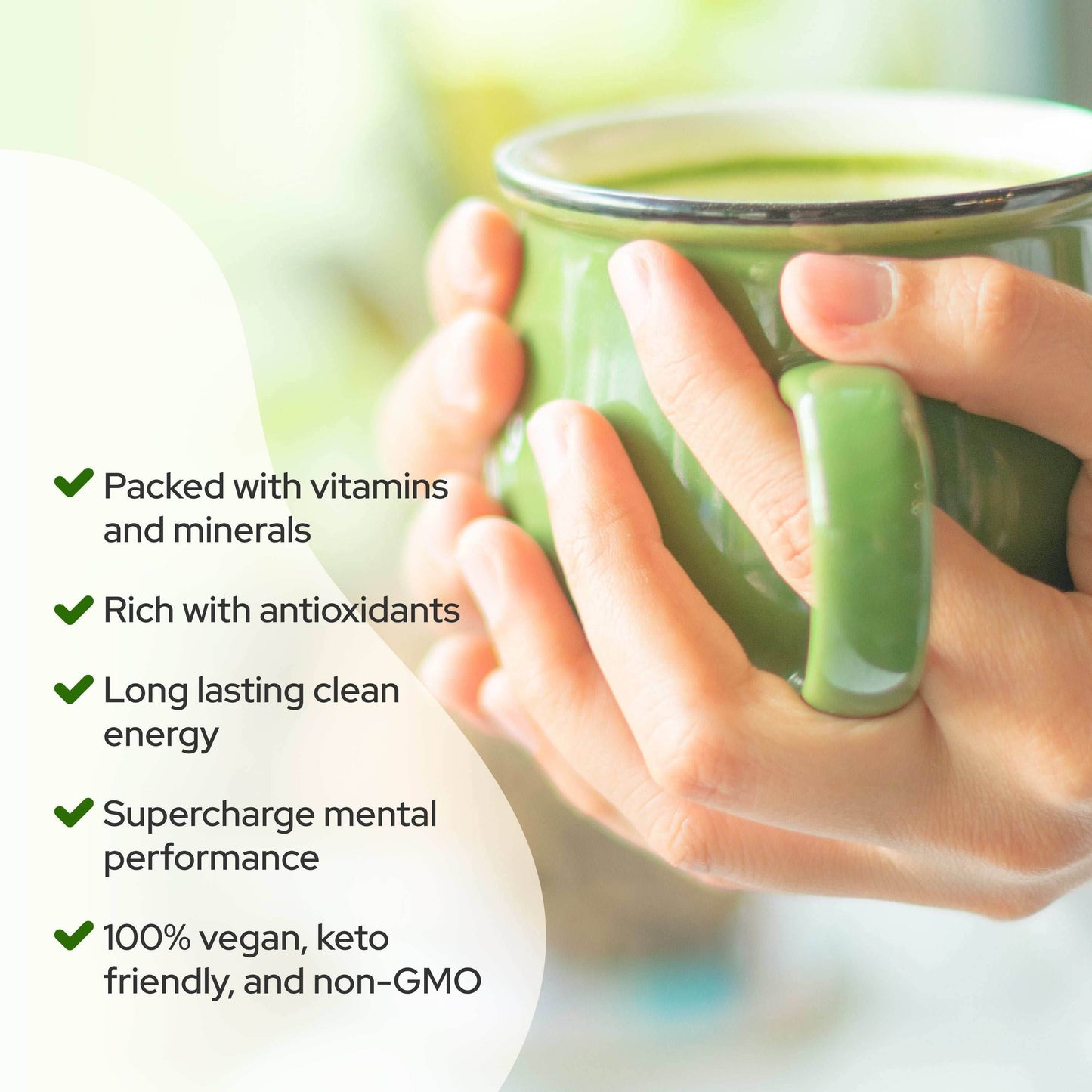 Matcha Green Tea with Lion's Mane - My American Goods
