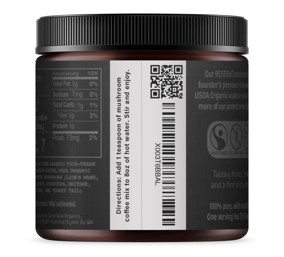RESERVE Mushroom Coffee - My American Goods