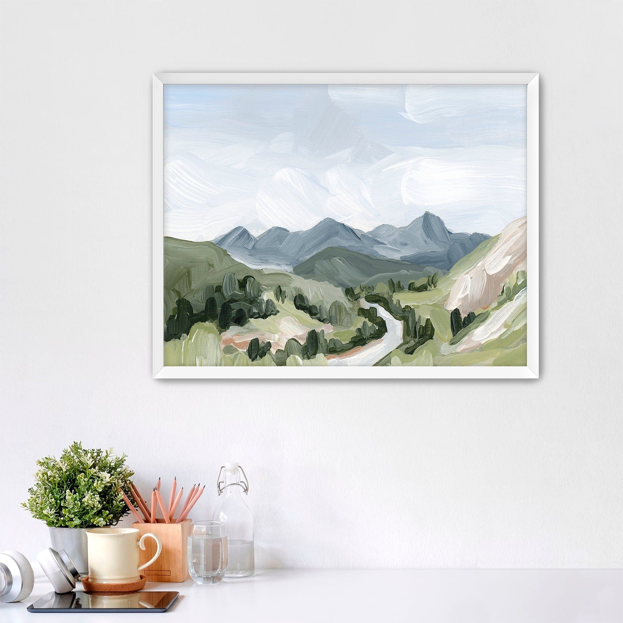 Katie Garrison Art Print Paper Print / 5x7 in / White Frame "Last Six Miles" Art Print