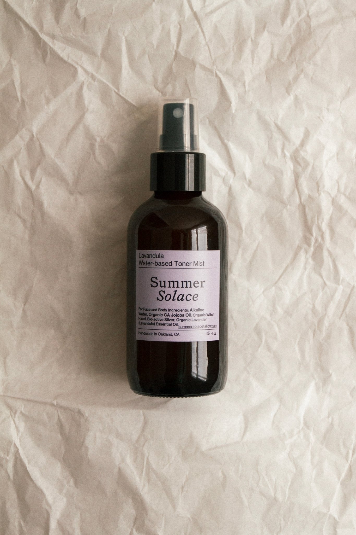 Lavender & White Lotus Toner – Organic Floral Mist | 4 oz (New Formula) - My American Goods