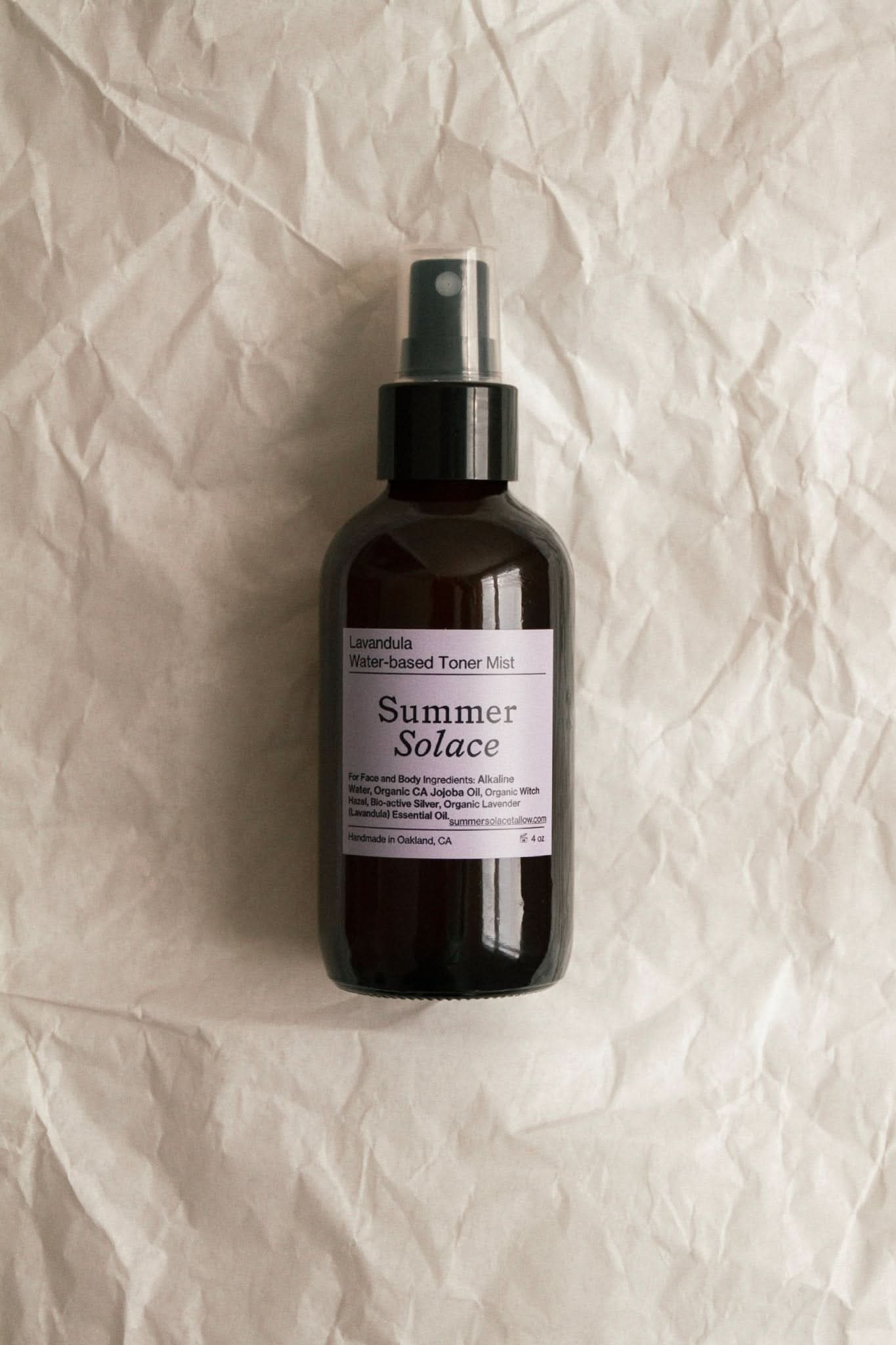 Lavender & White Lotus Toner – Organic Floral Mist | 4 oz (New Formula) - My American Goods