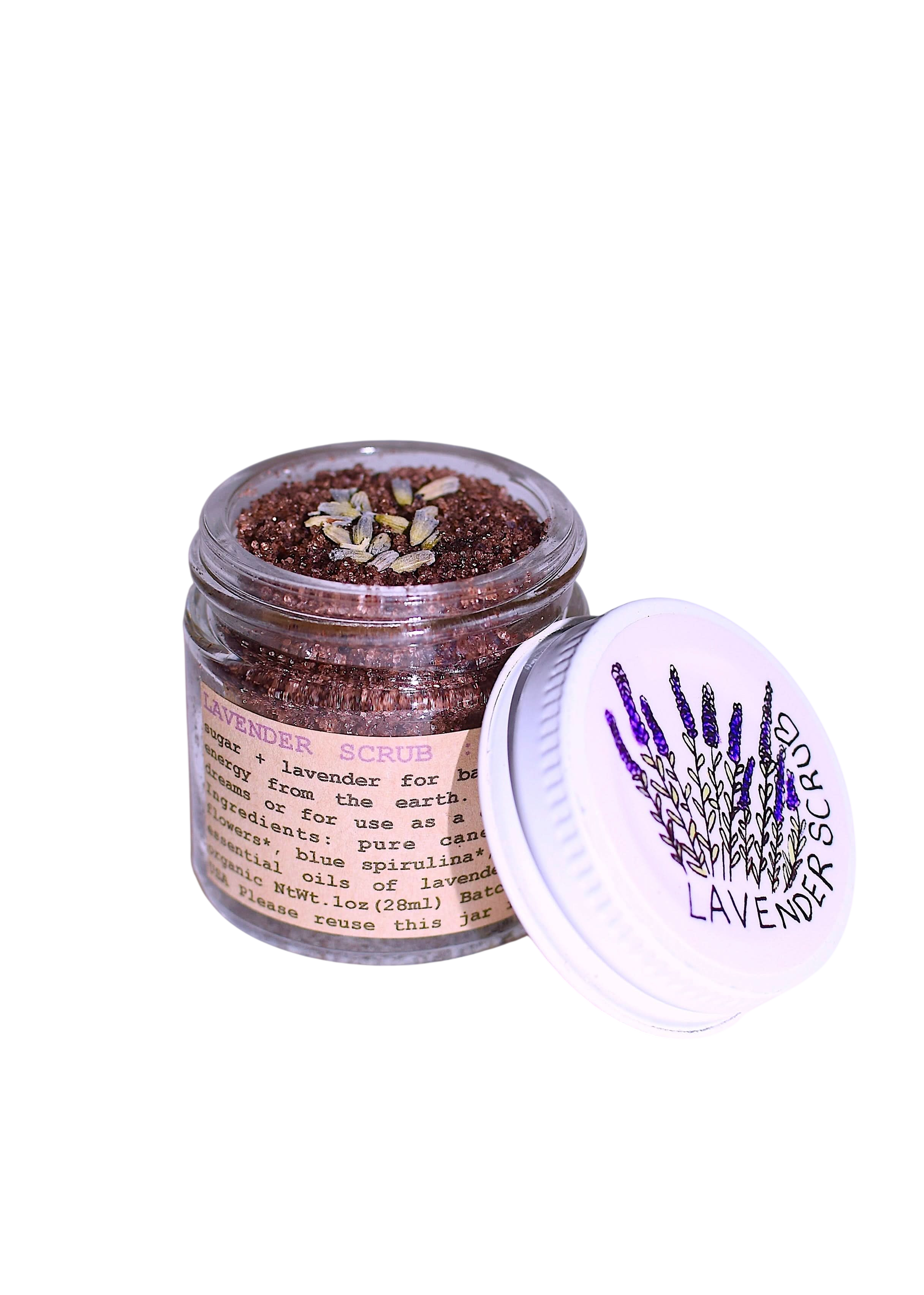 plant makeup Face Makeup Lavender Scrub