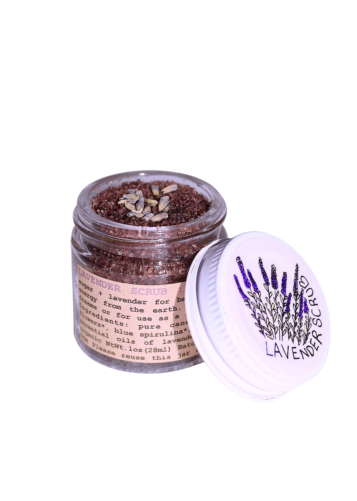 plant makeup Face Makeup Lavender Scrub