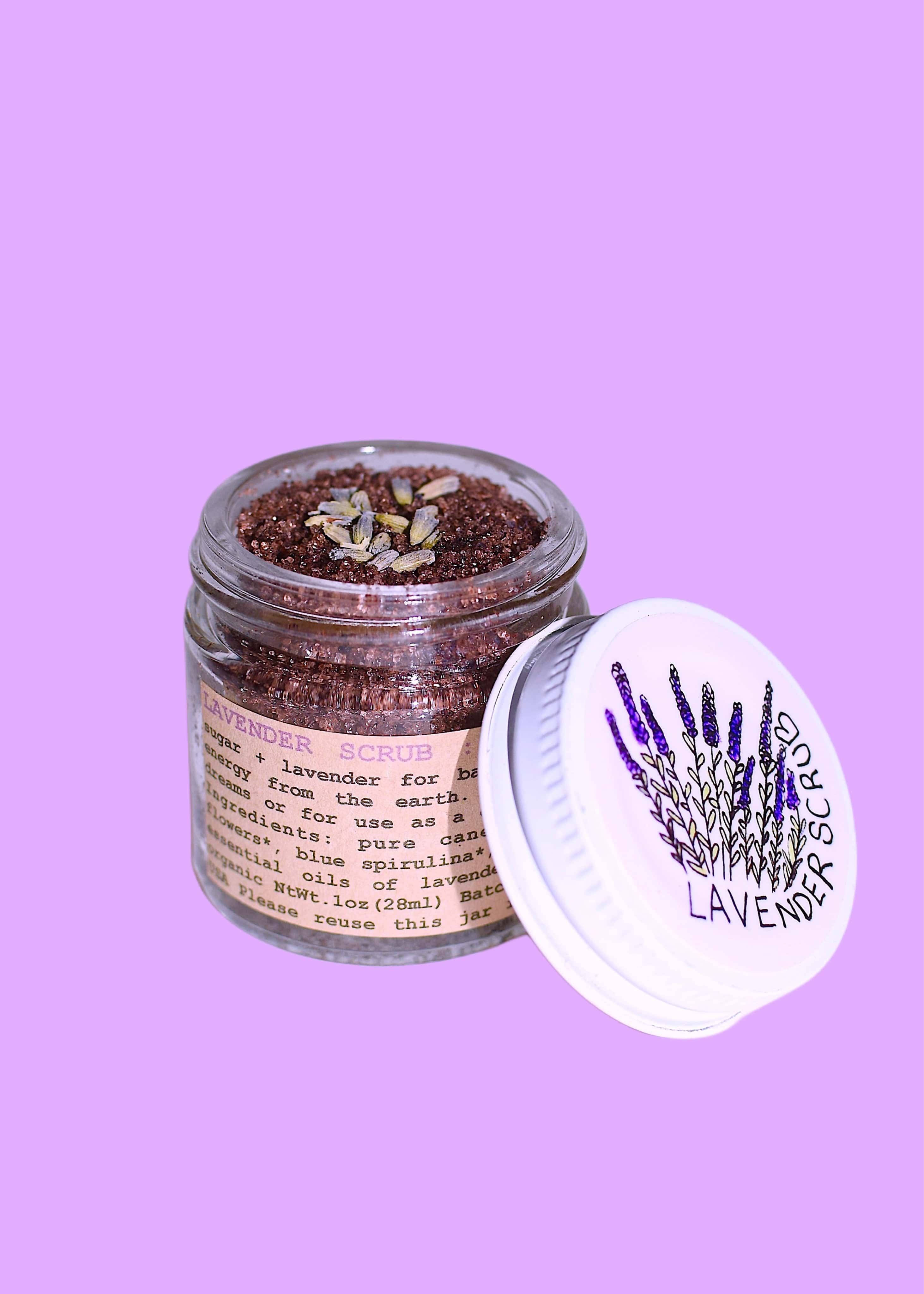 plant makeup Face Makeup Lavender Scrub