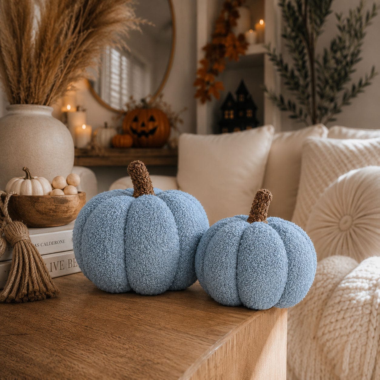Gia Roma throw pillows Blair Pumpkin