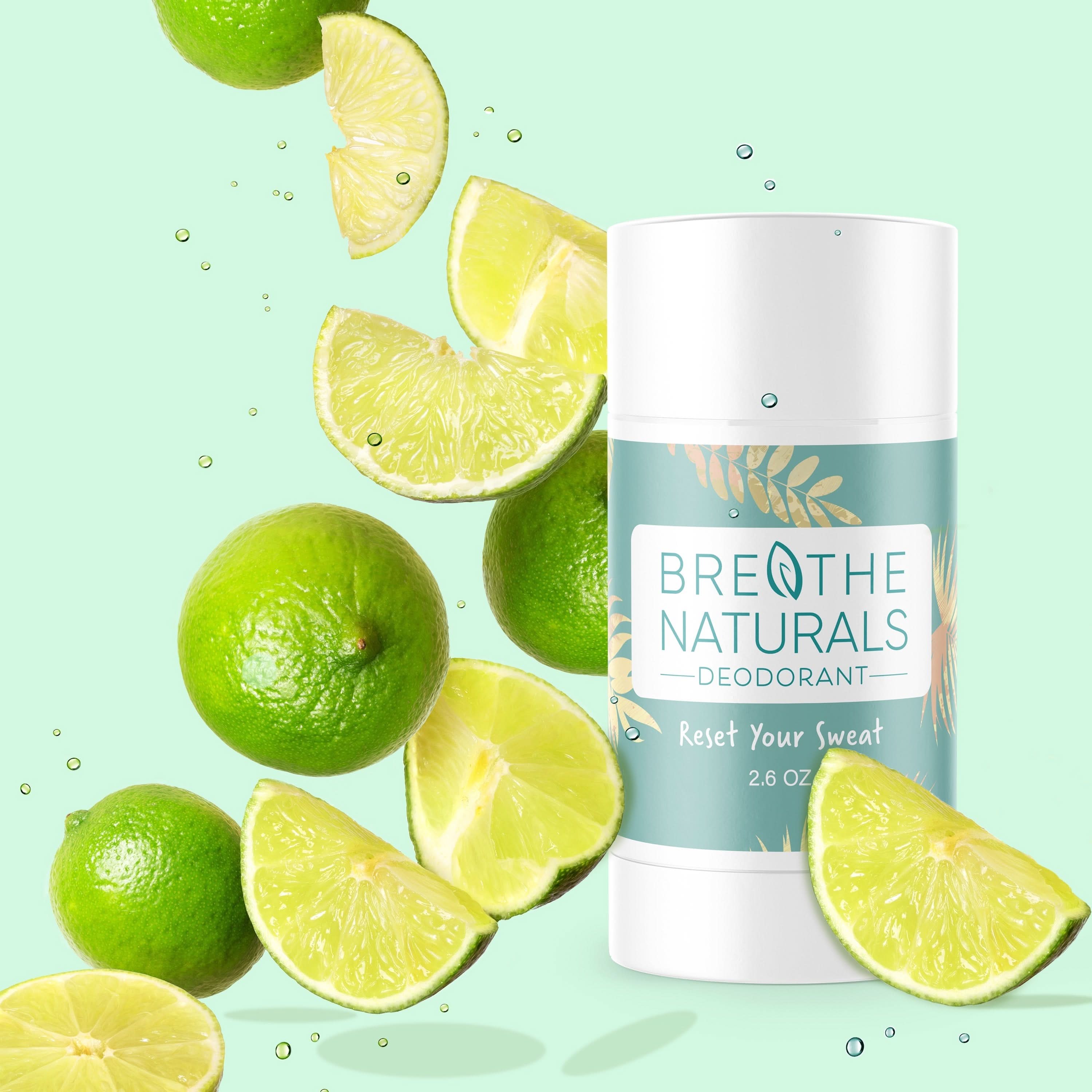 Breathe Naturals Deodorant Bergamot Lime Deodorant