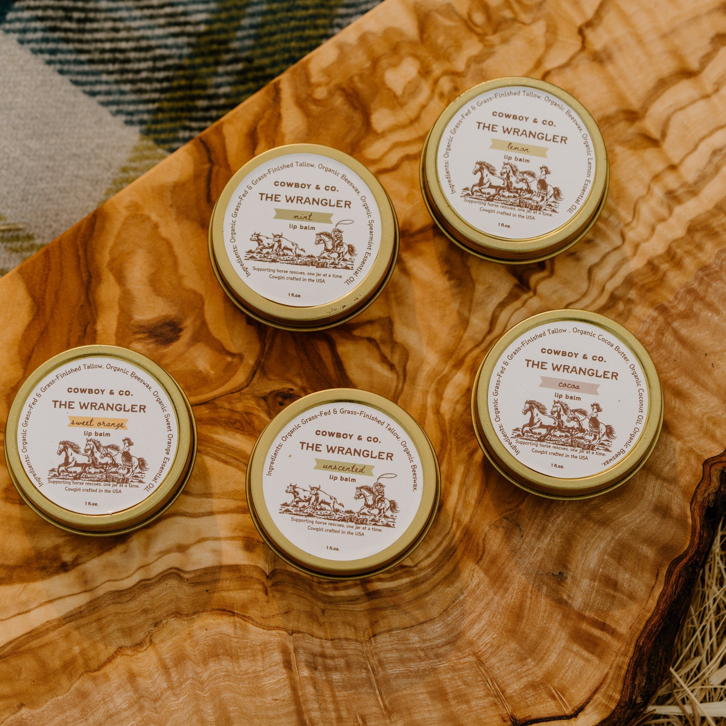 The Wrangler - Organic Lip Balms - My American Goods