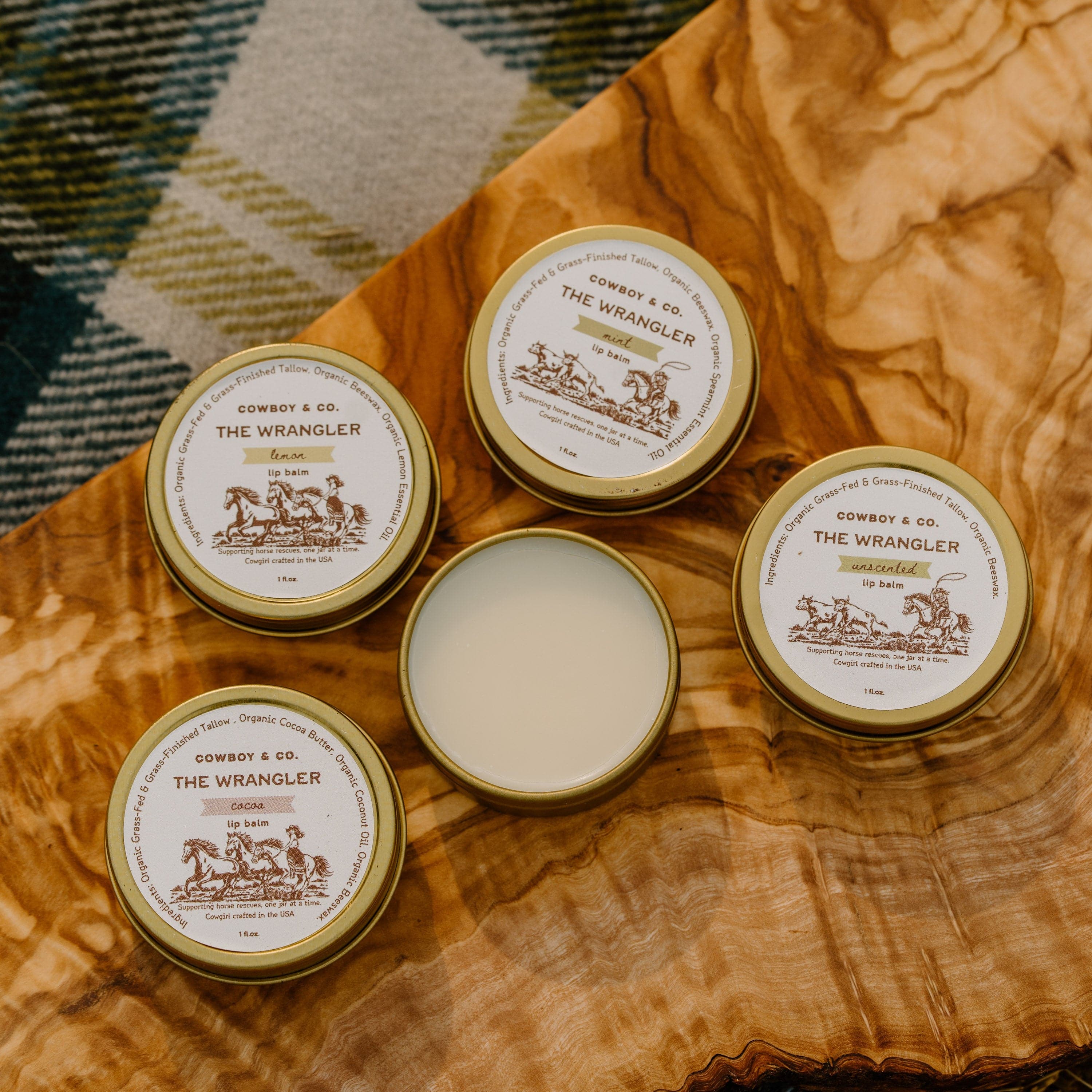 The Wrangler - Organic Lip Balms - My American Goods