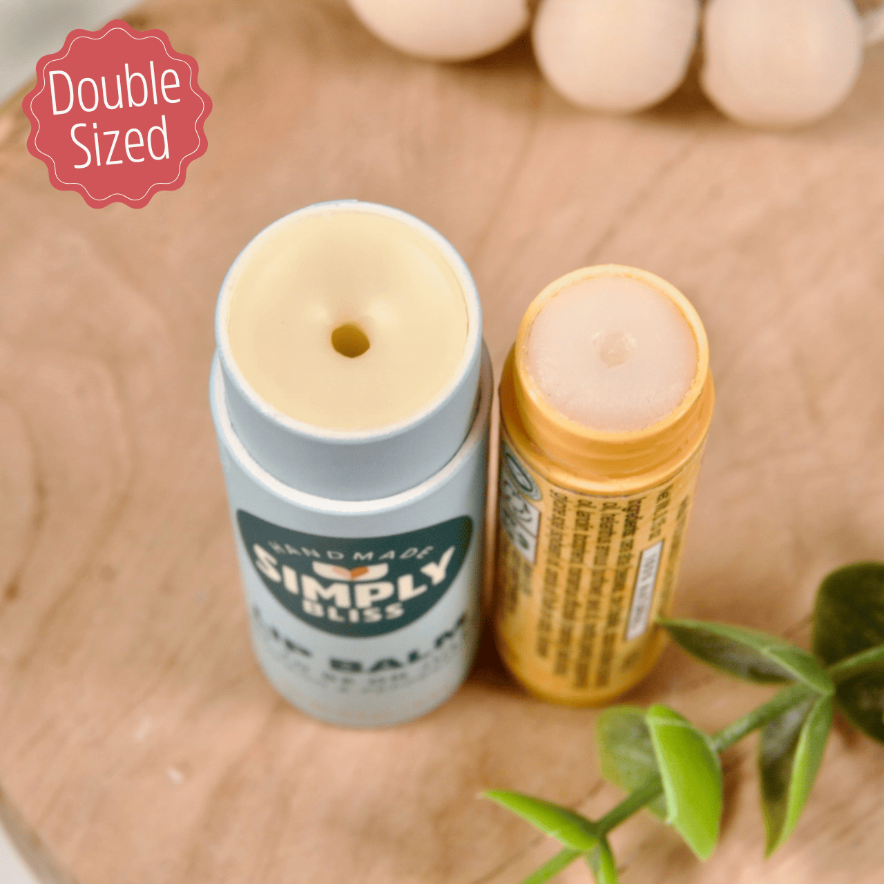 Simply Bliss Lip Balms Spiked Eggnog - No-Melt Beeswax Lip Balm