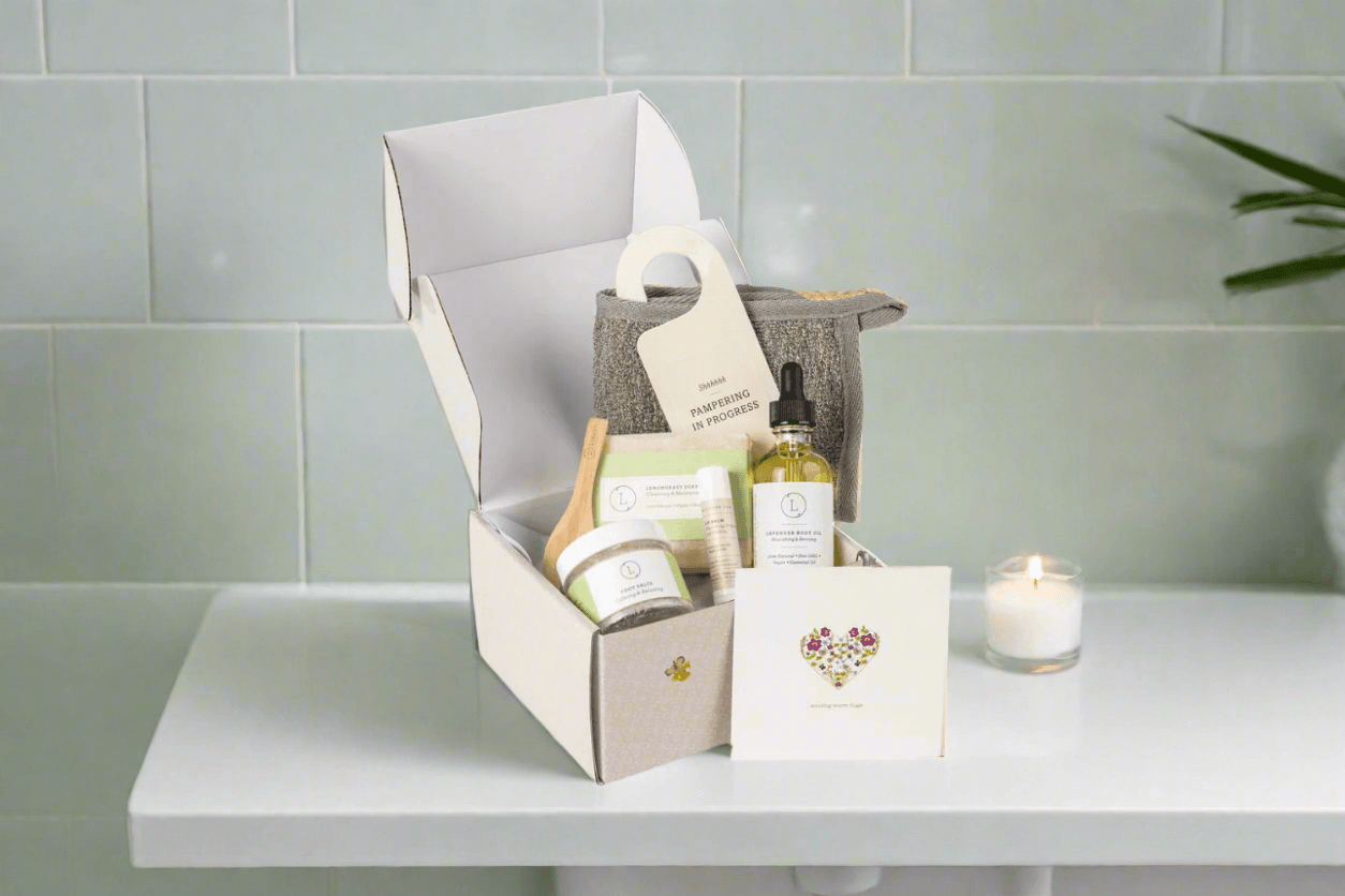 Citrus Self Care Gift Box - Natural skincare Gift set - Unisex - My American Goods