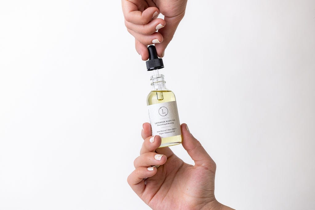 Lizush CREAMS & OILS Lavender Body Oil, Natural Moisturizing Body Oil