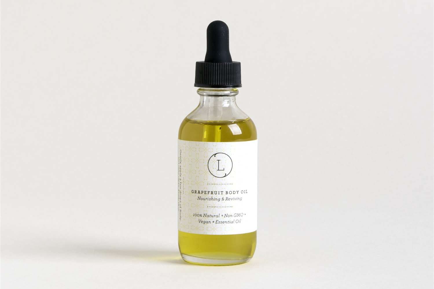 Lizush CREAMS & OILS Natural Body Oil, Grapefruit Moisturizing Body Oil