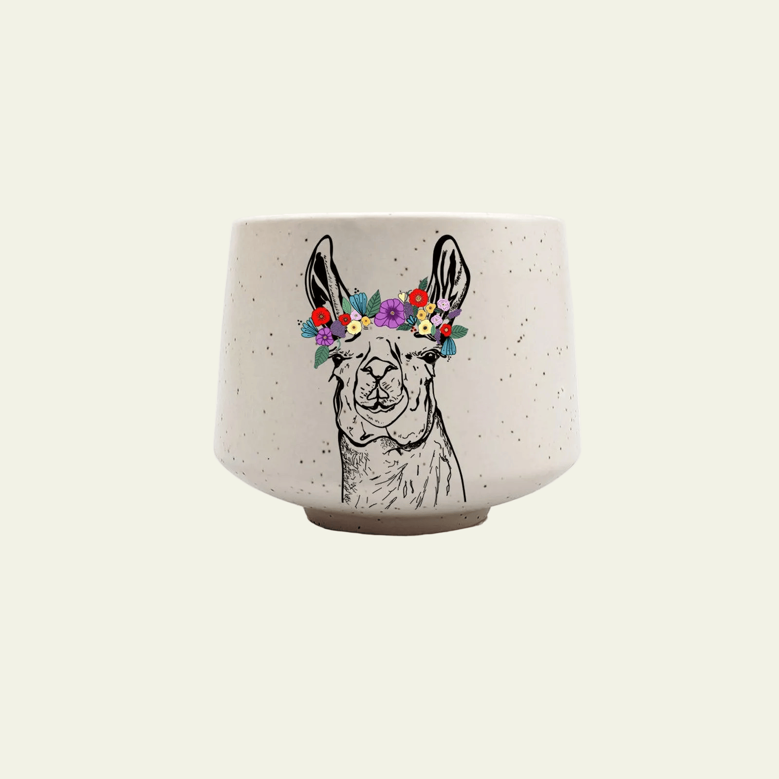 Llama Flower Crown Cup