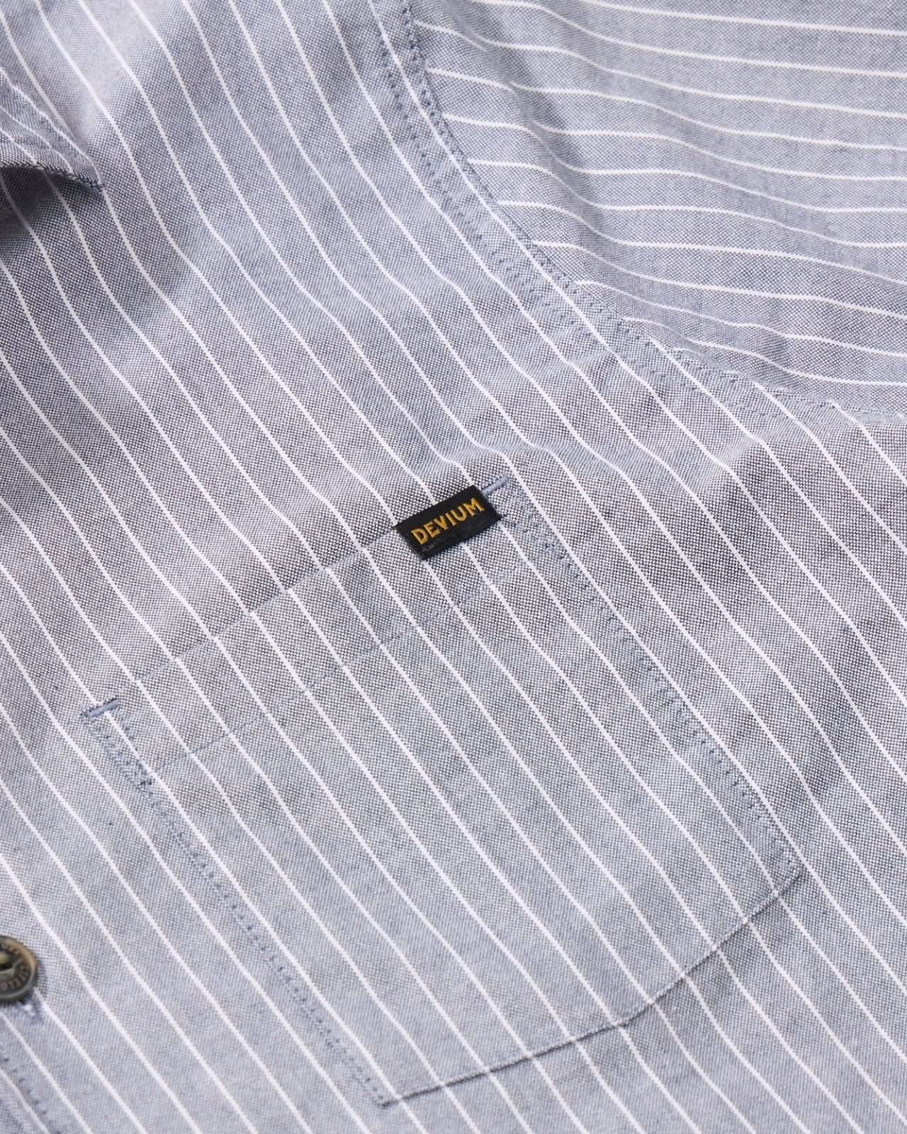 Lombard Striped Short Sleeve Shirt - My American Goods