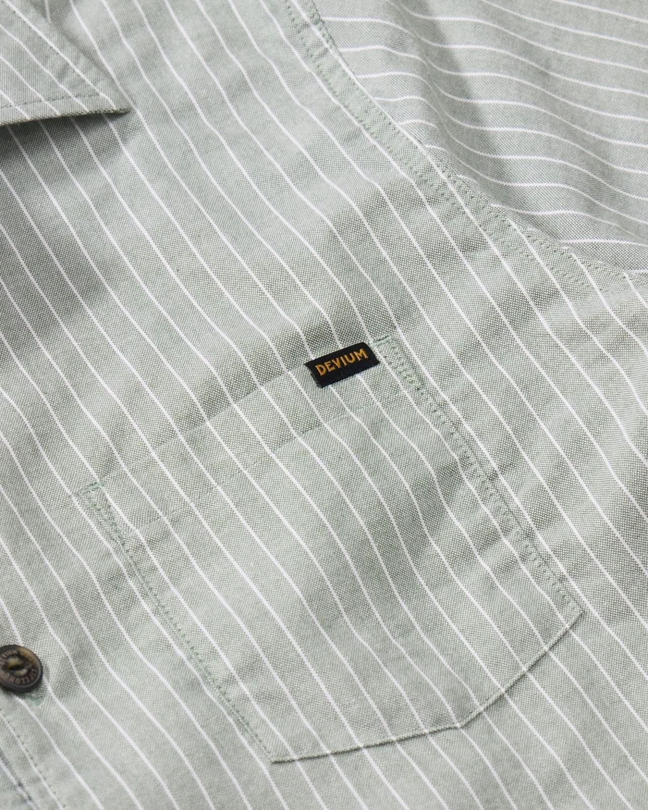 Lombard Striped Short Sleeve Shirt - My American Goods