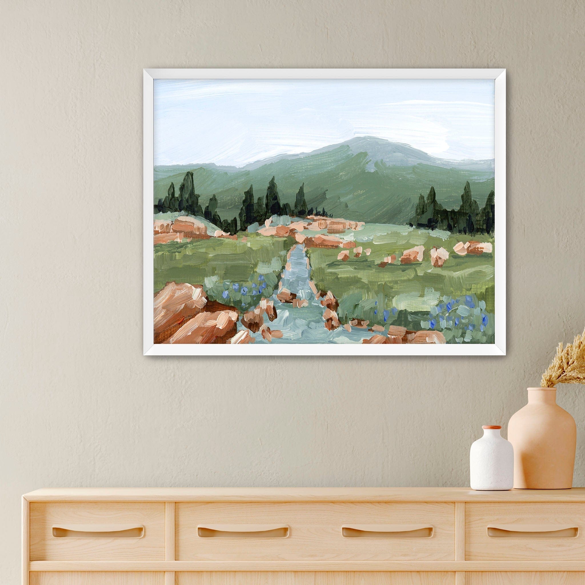 Katie Garrison Art Print Paper Print / 5x7 in / White Frame "Look Up" Art Print