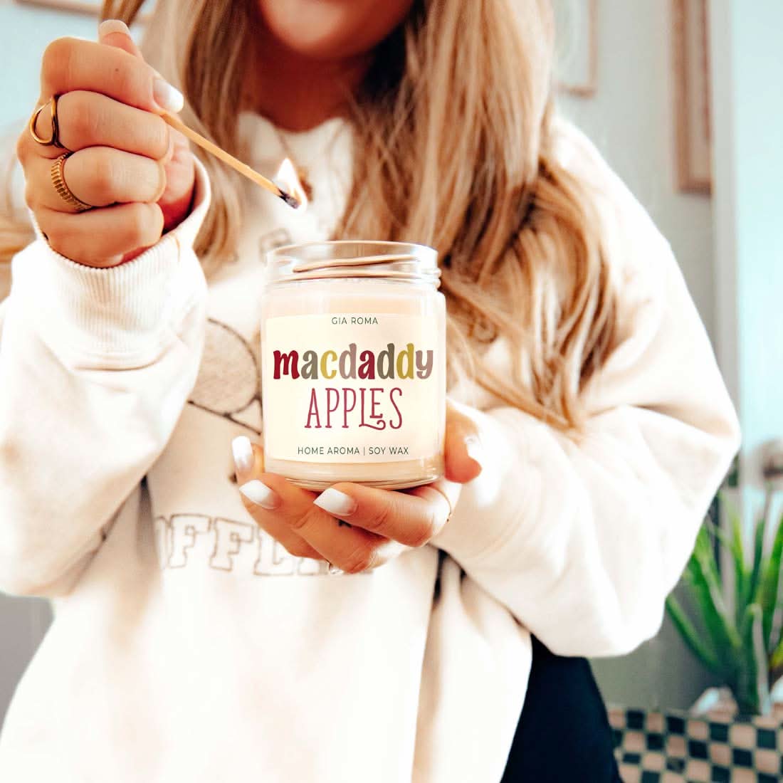 Mac Apple Candle - My American Goods