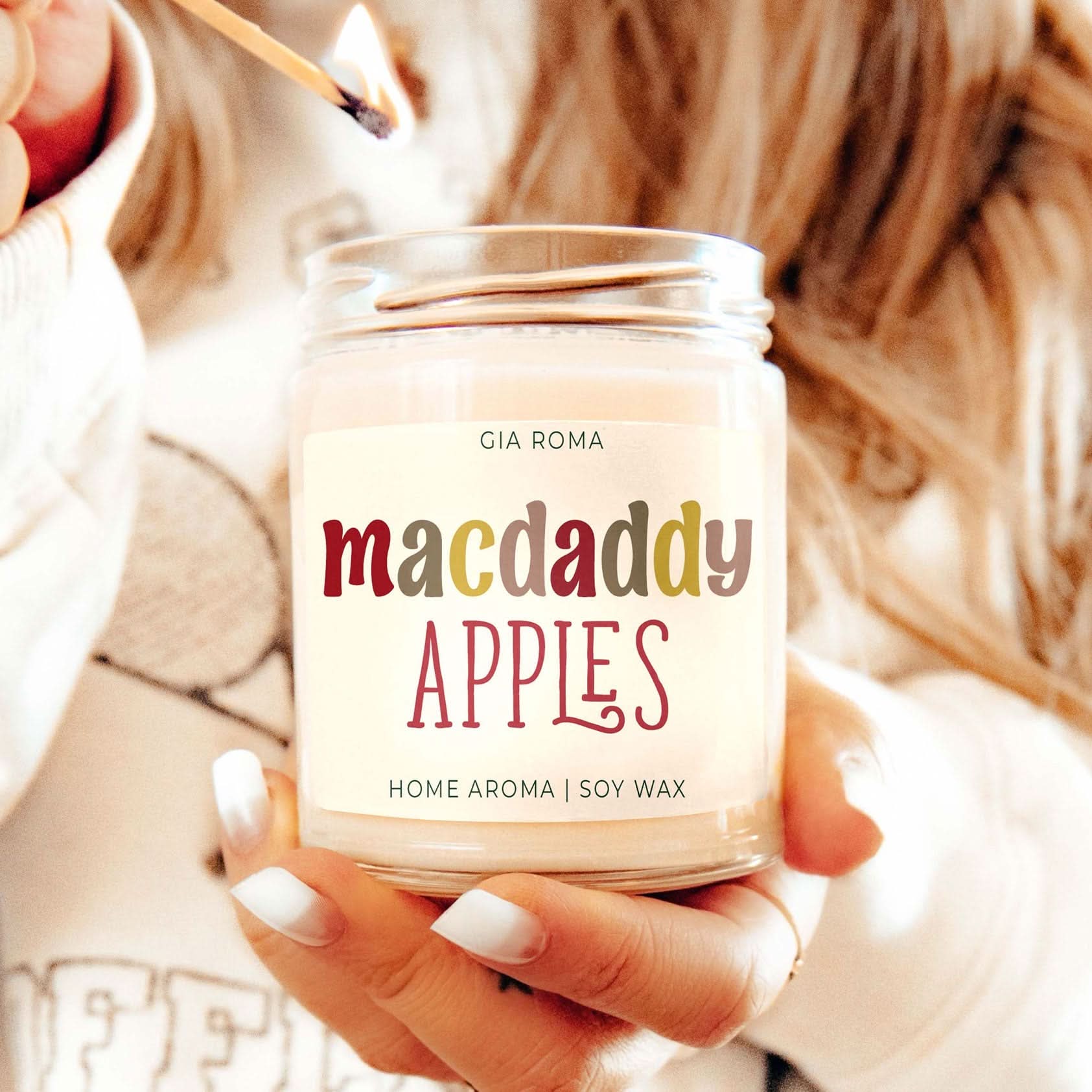 Mac Apple Candle - My American Goods