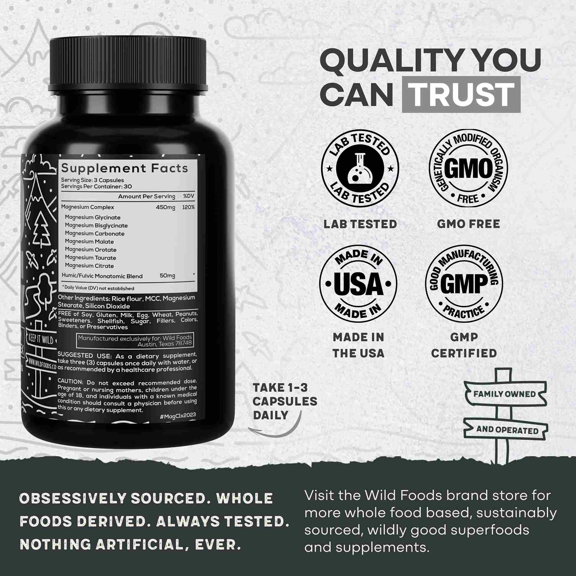 Magnesium Complex | 7-in-1 Complete Spectrum Formula - My American Goods