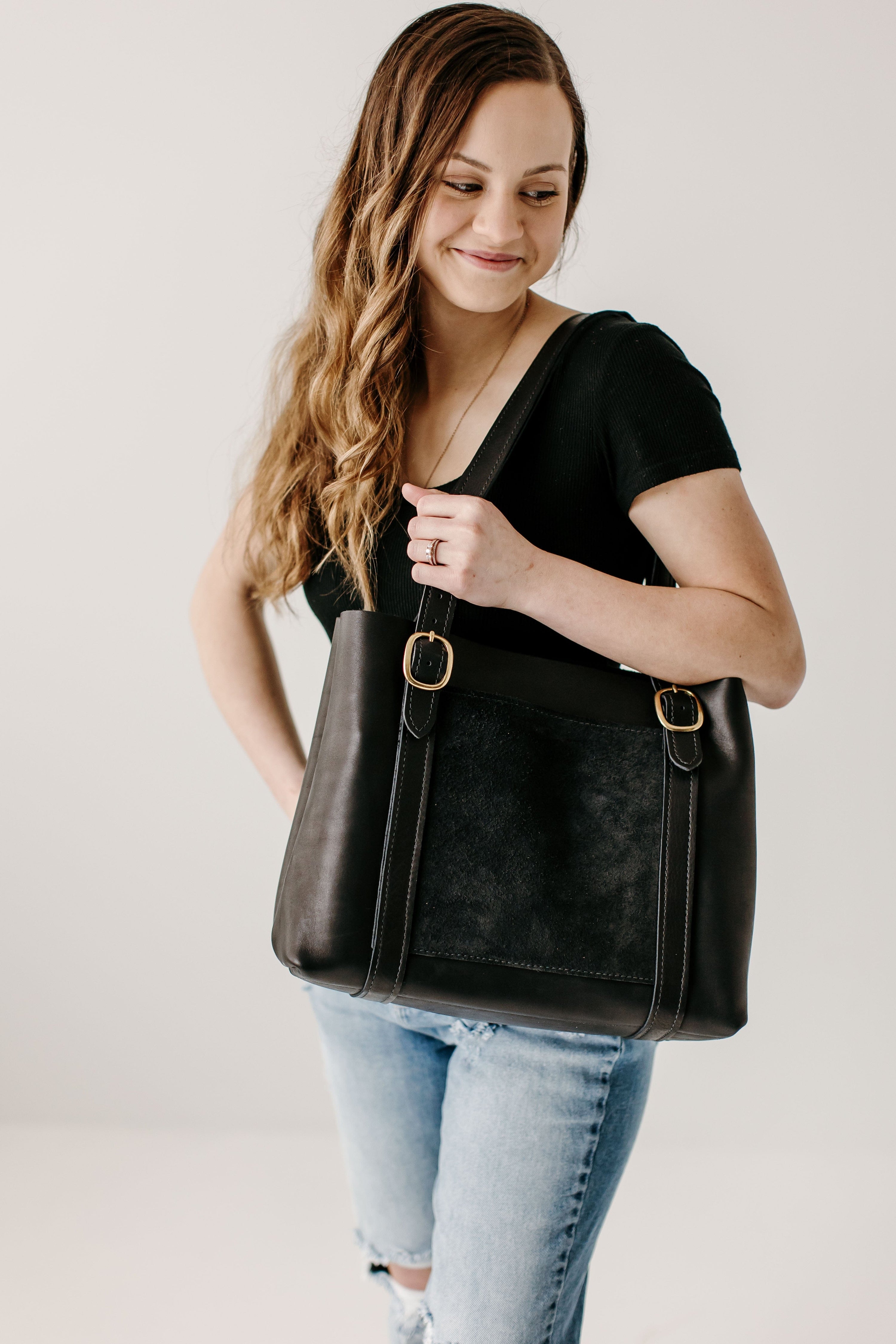 Urban Southern Totes Black Regina Tote
