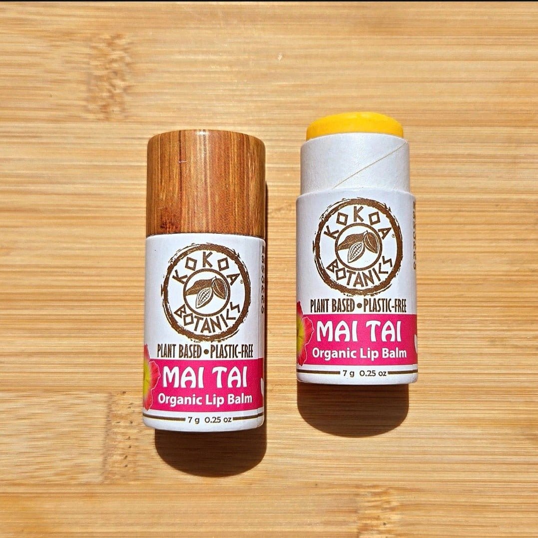 KOKOA BOTANICS Lip Balms & Treatments MAI TAI - Organic Vegan Lip Balm - Plastic Free