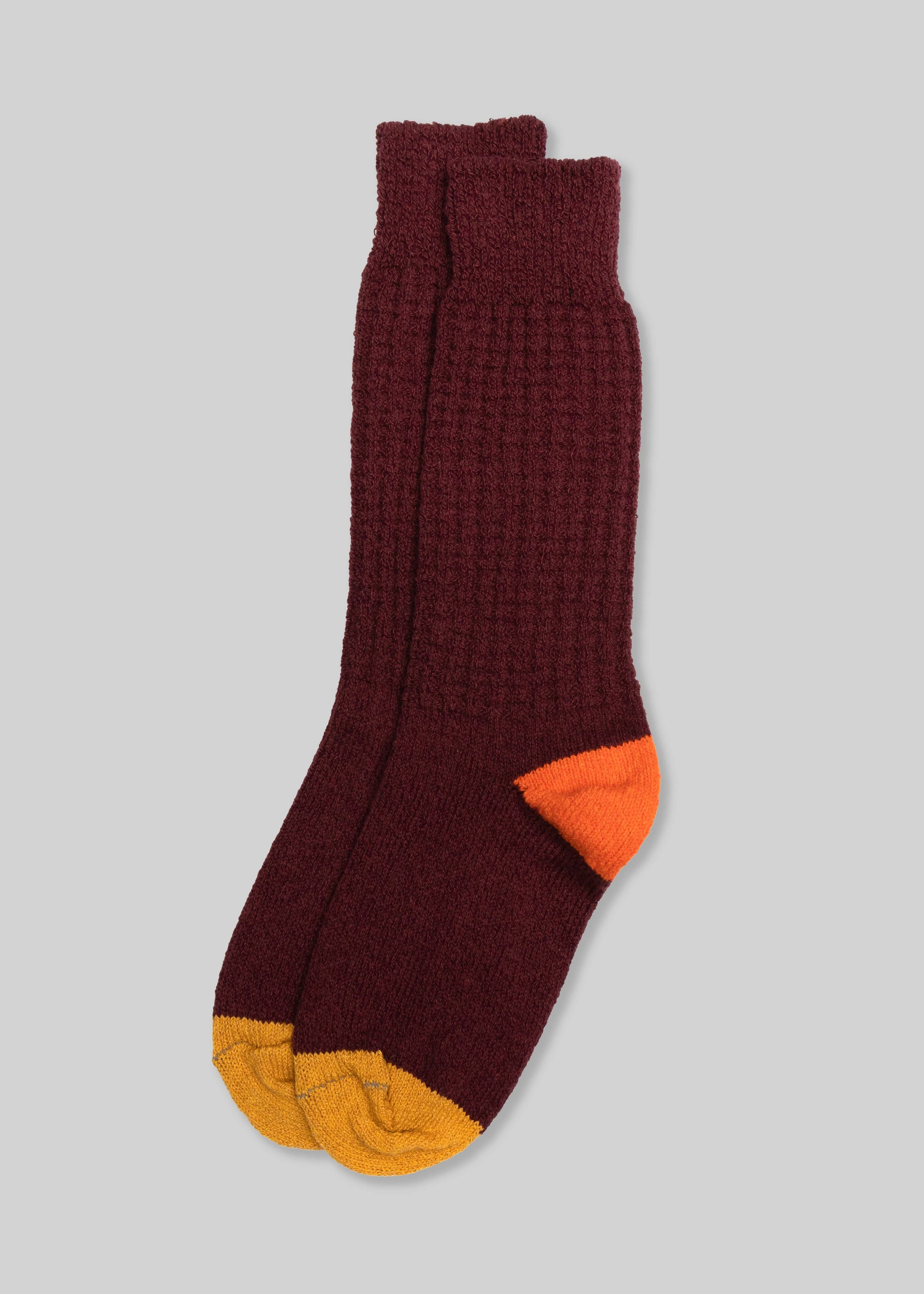 American Trench Socks Maroon / women&