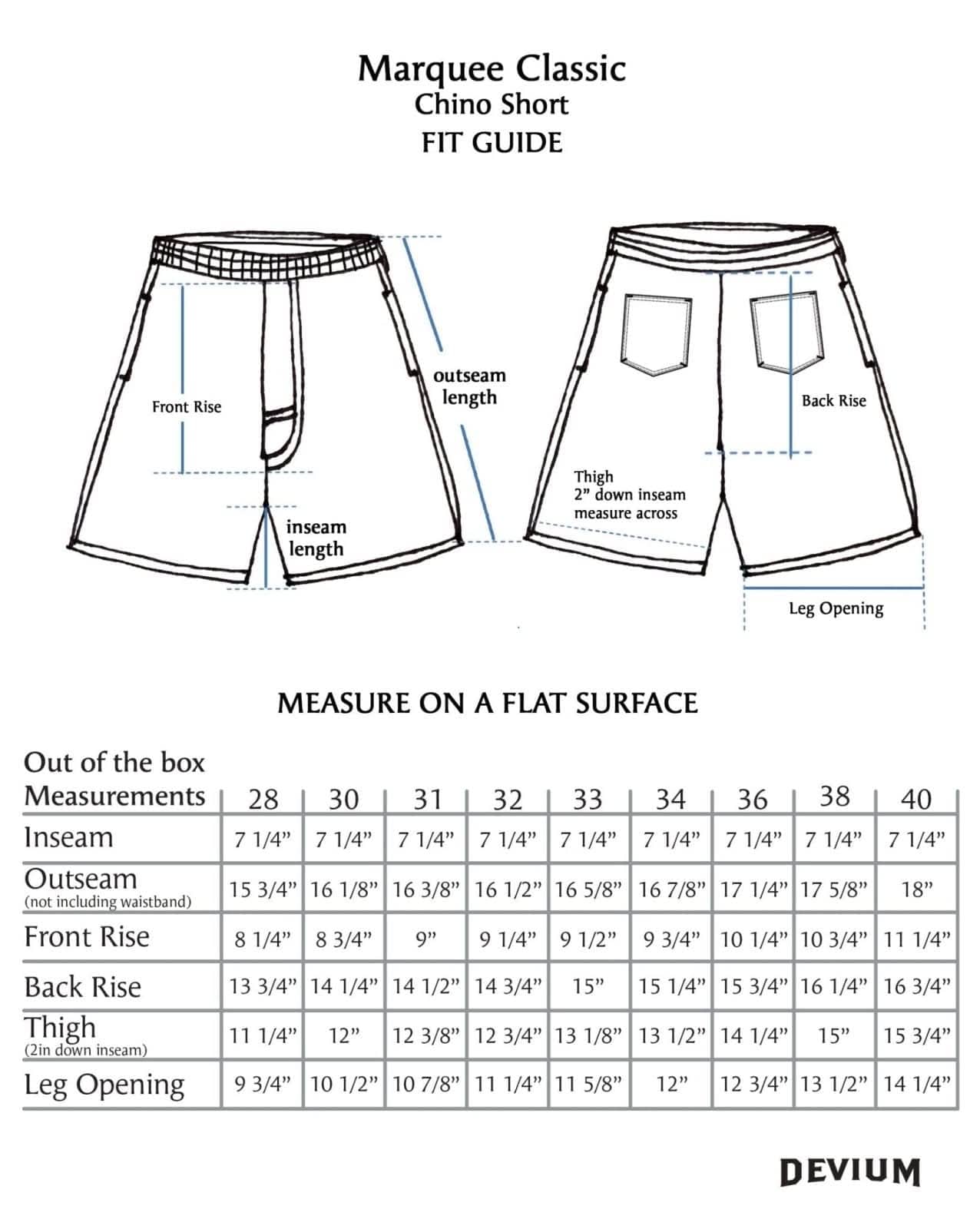 Marquee Classic Chino Short - My American Goods