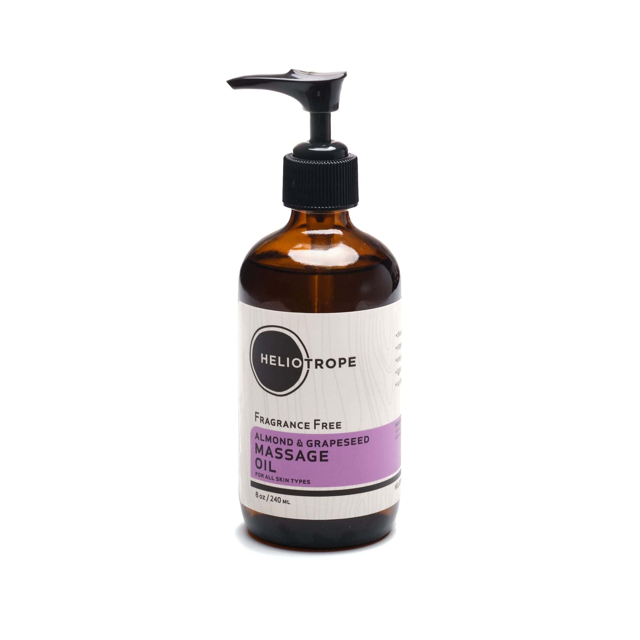 Heliotrope SF Massage Almond & Grapeseed Massage Oil
