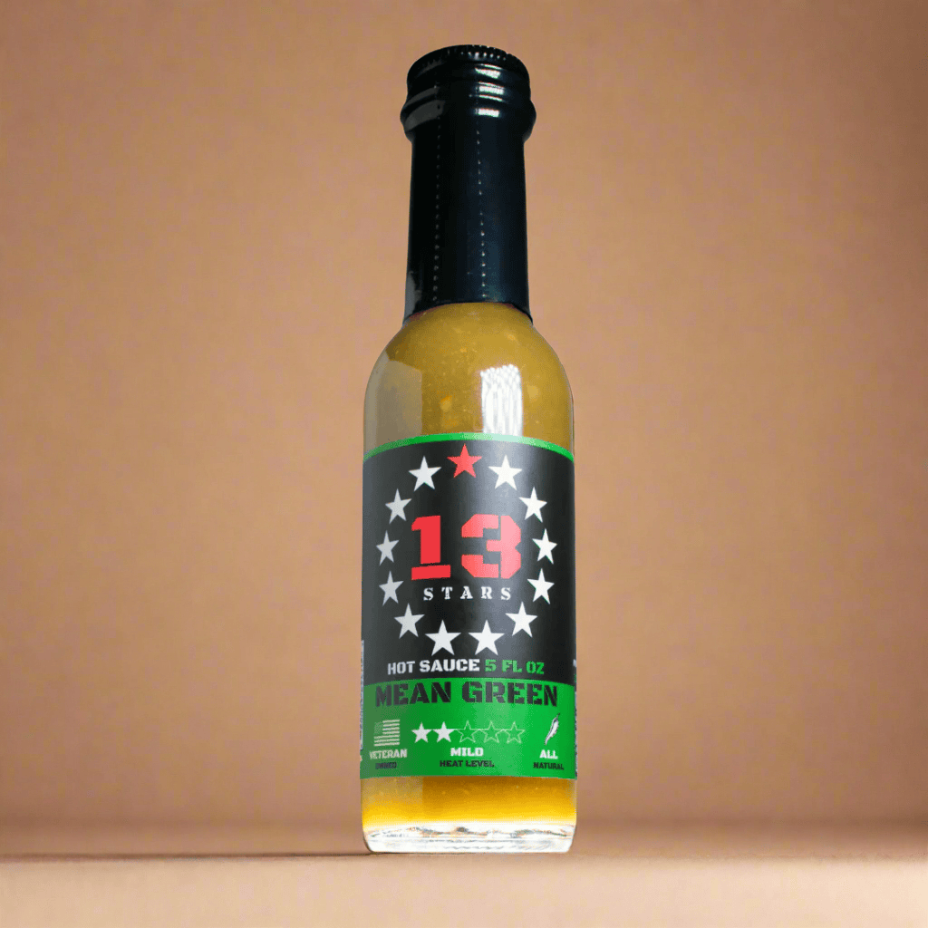 13 Stars Hot Sauce Hot Sauce 13 Stars Hot Sauce Mean Green
