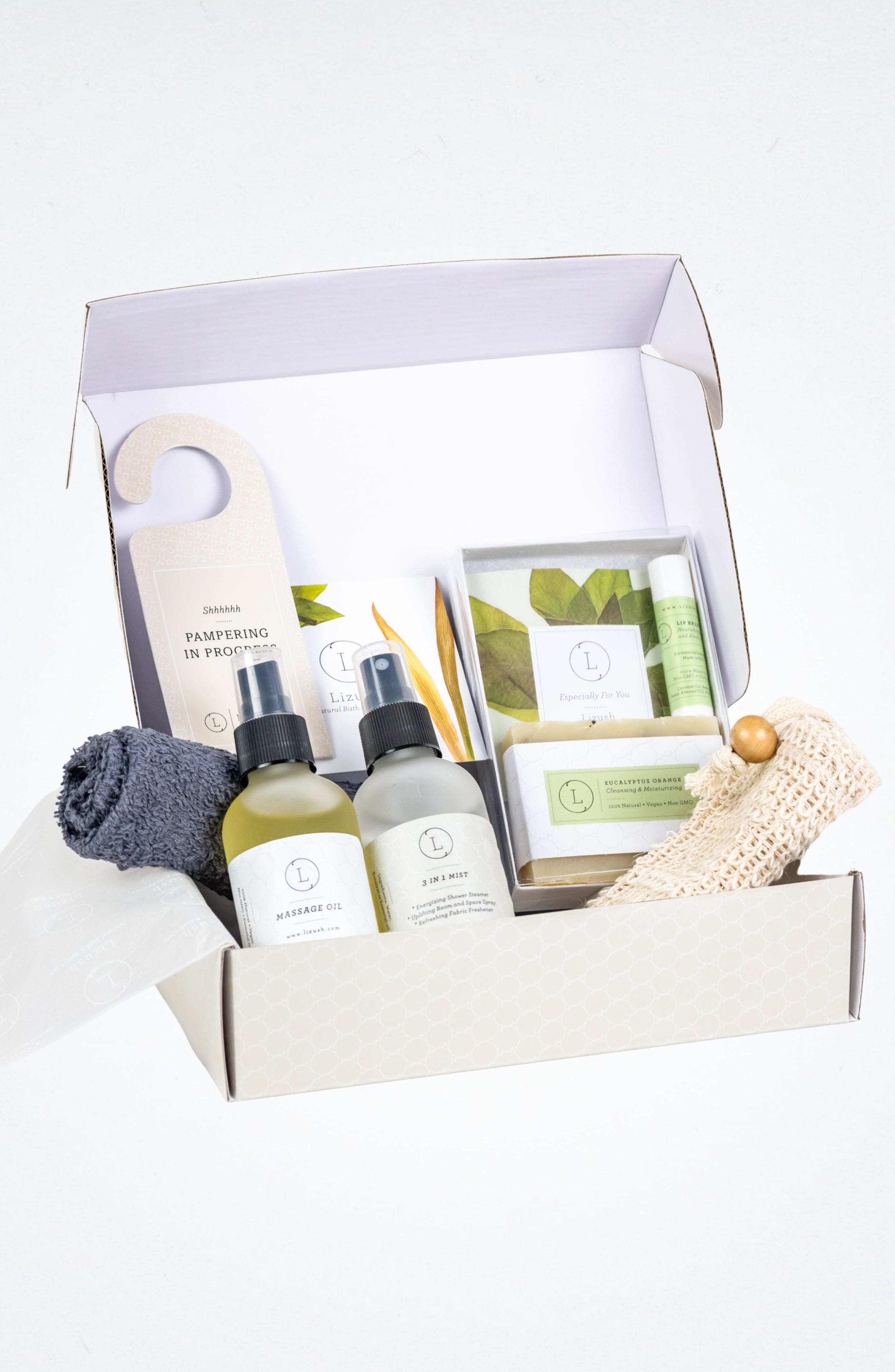Lizush Massage couple Gift Box For Men and Women, Special soothing and massaging Set